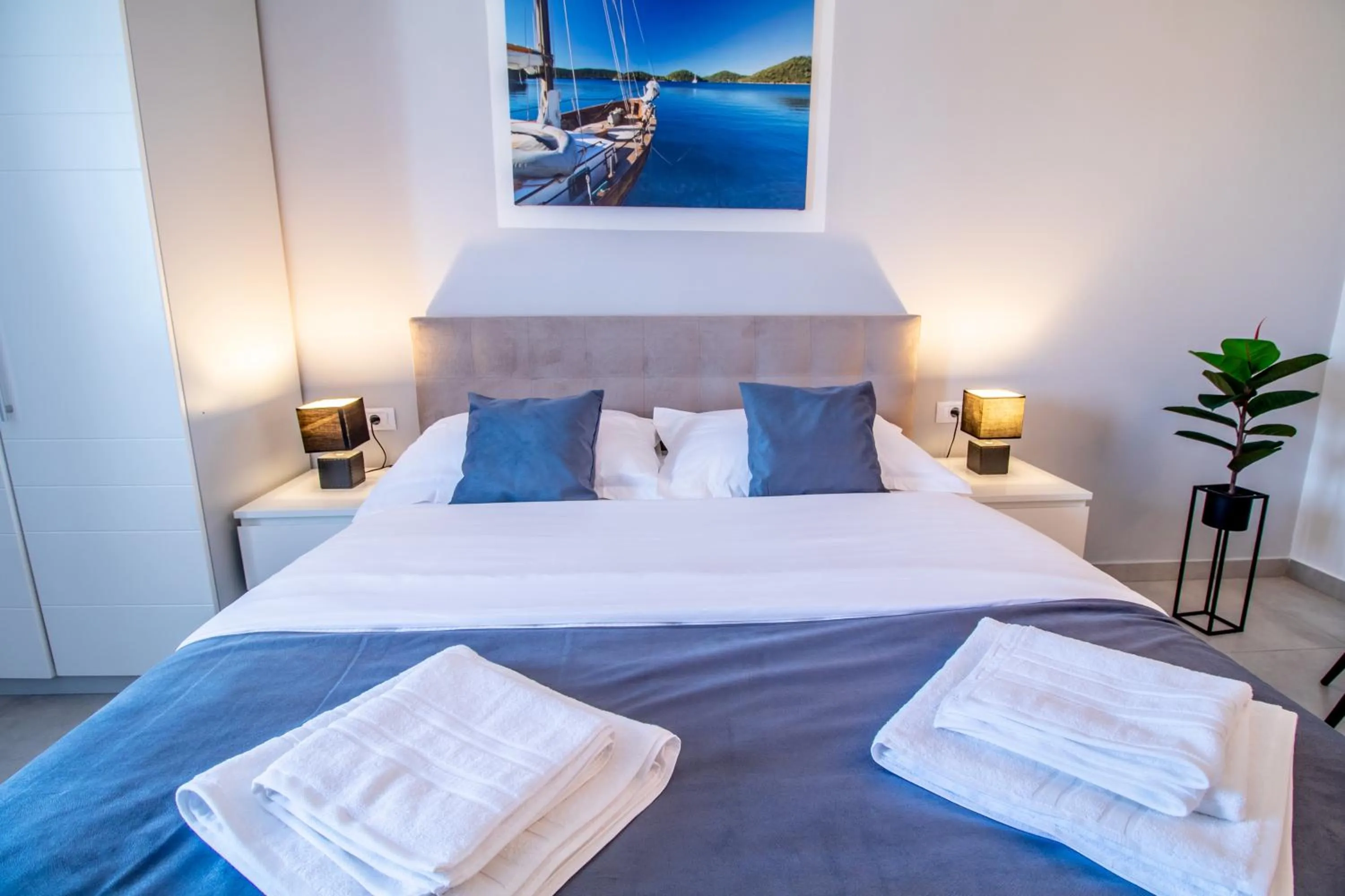 Bed in Apartments Vito