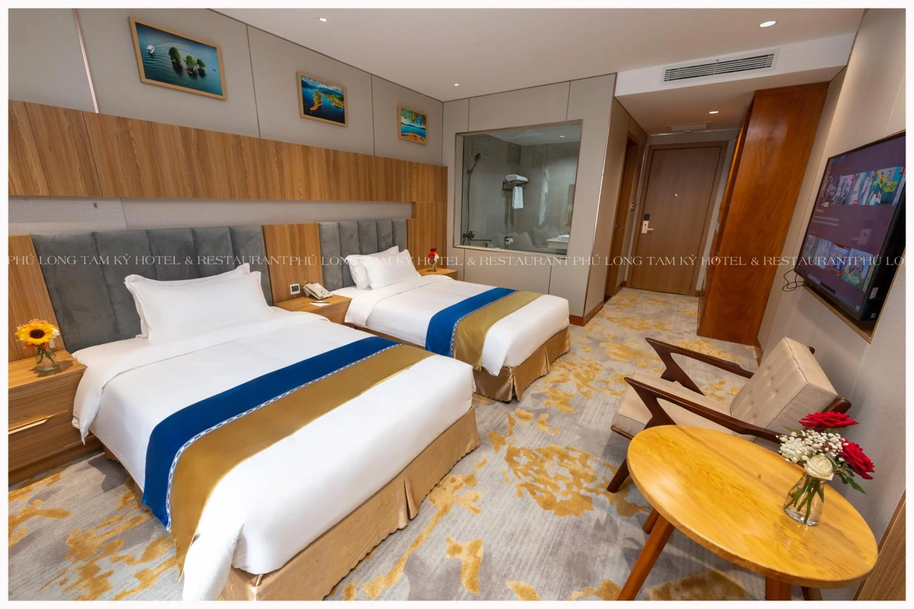 Photo of the whole room, Bed in Phú Long Tam Kỳ Hotel & Restaurant