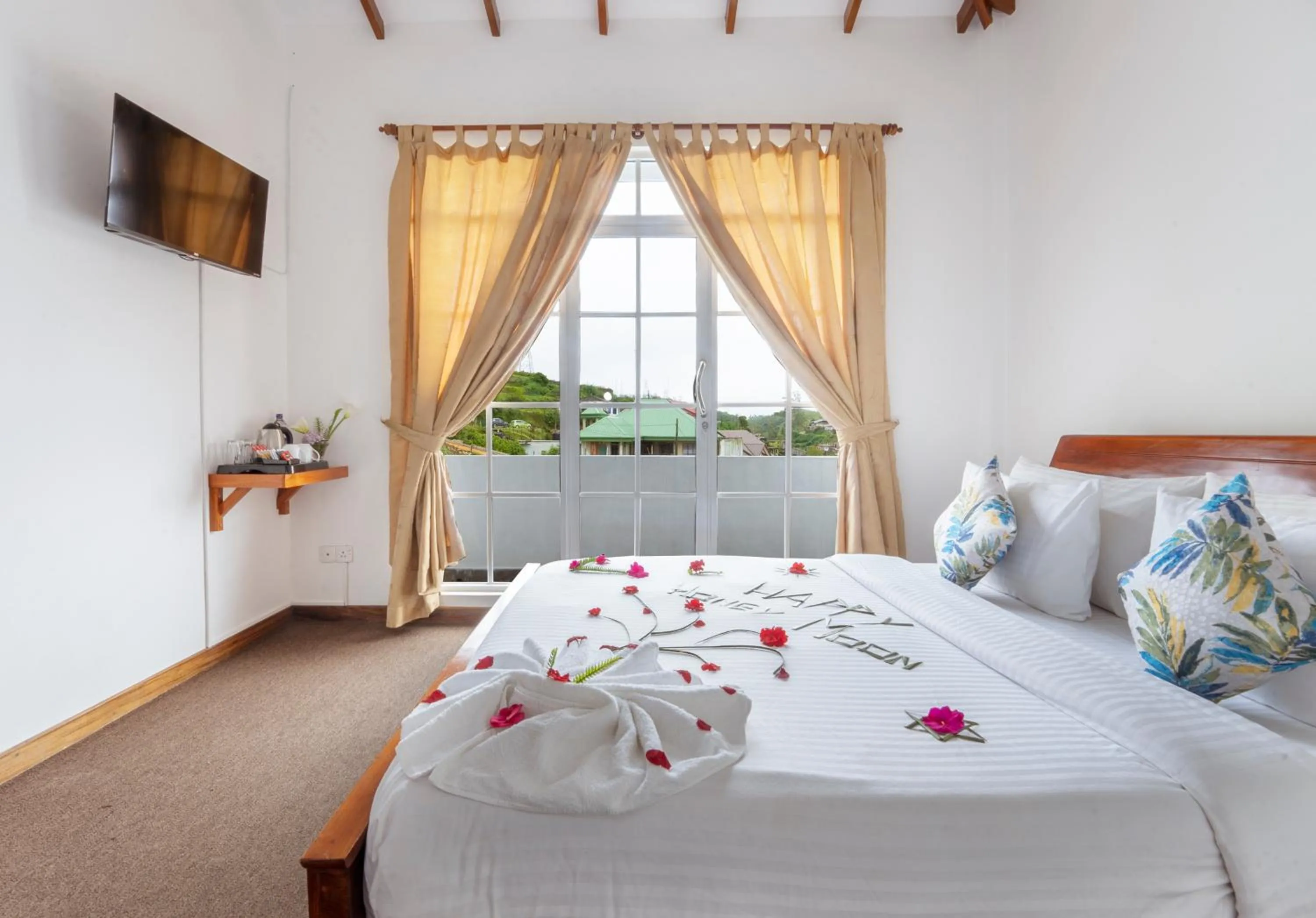 Decorative detail, Bed in Aaradhya Nuwara Eliya