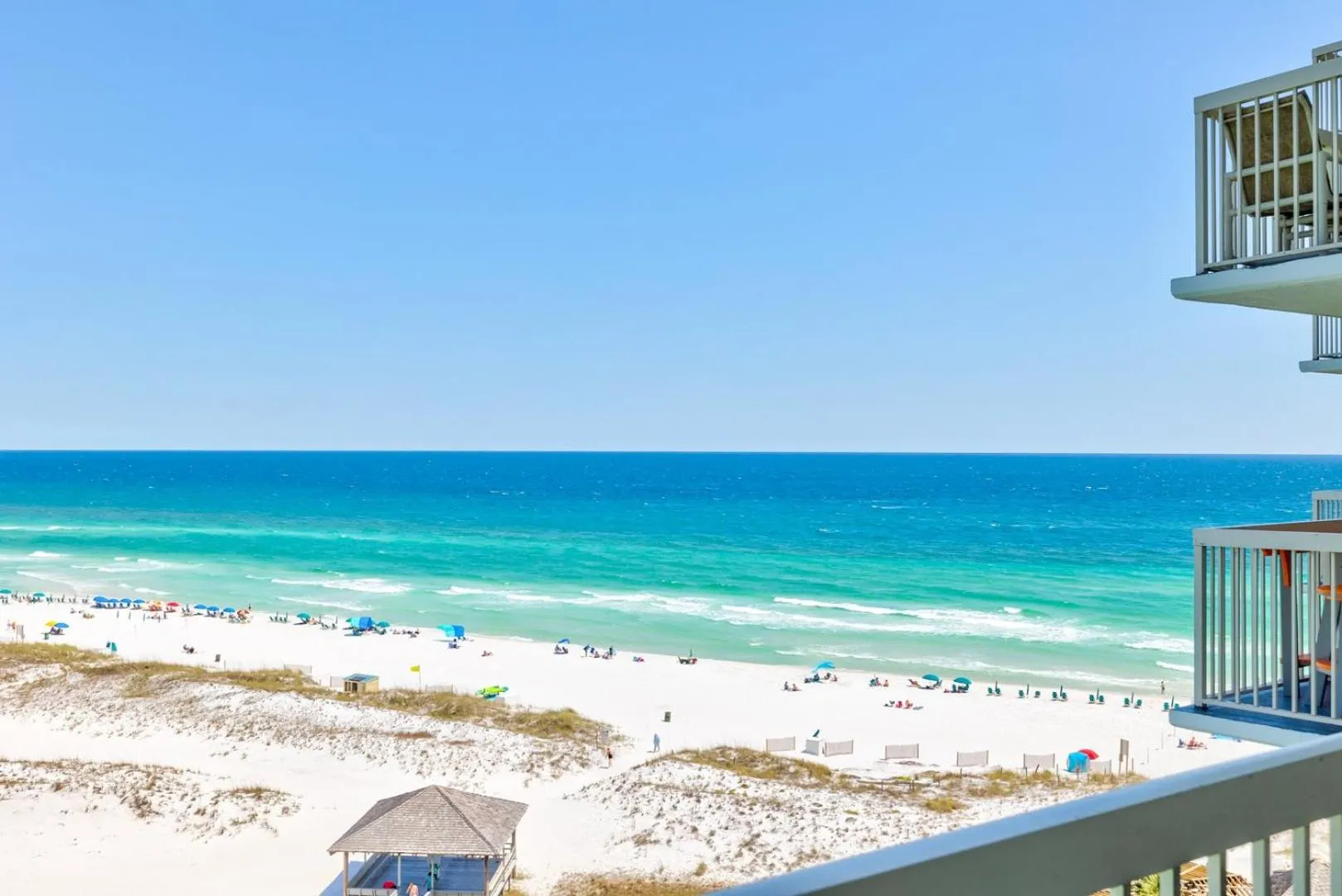 View (from property/room), Beach in Pelican Beach Resort by Colasan