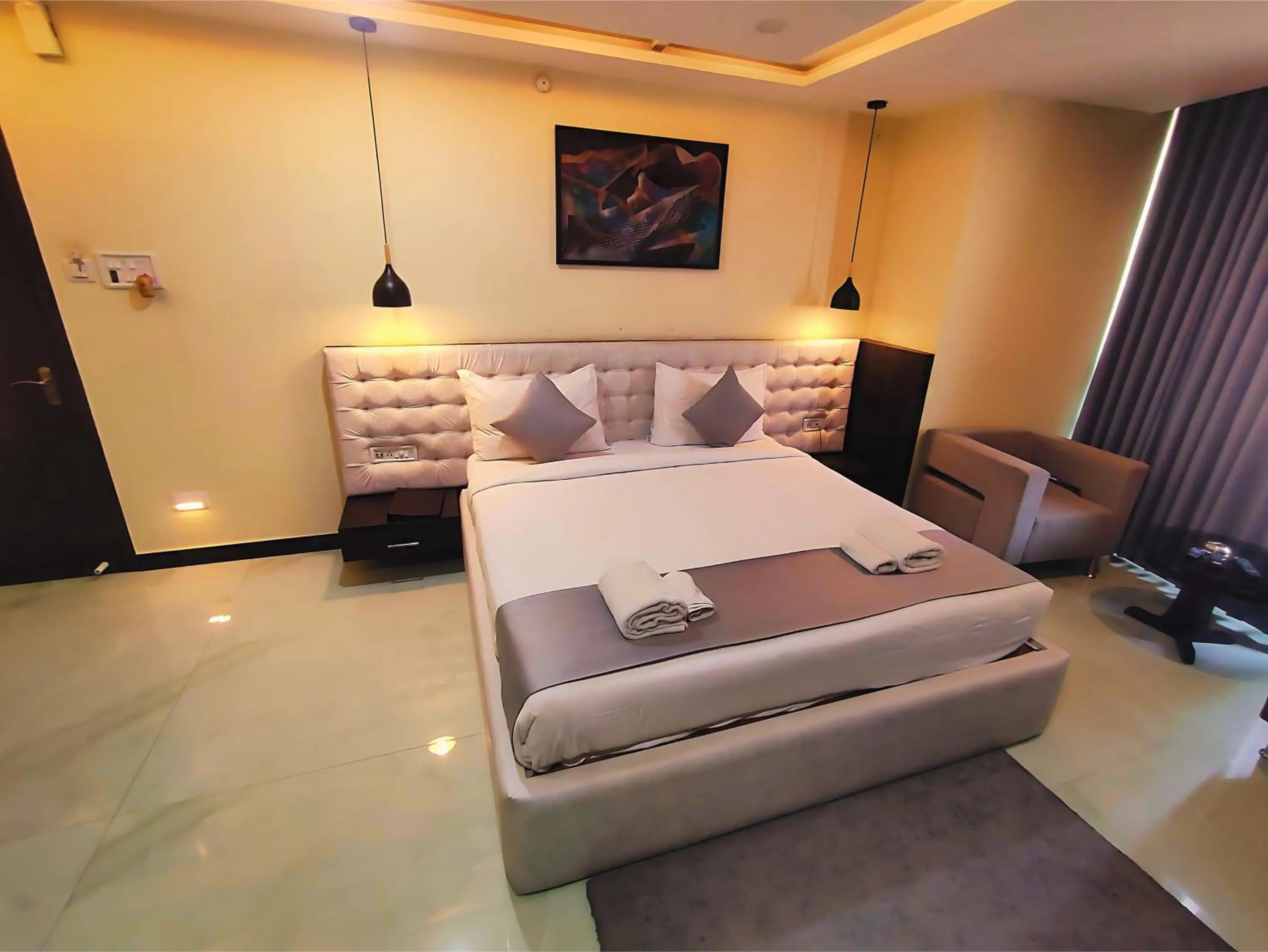 Bed in HOTEL PAPILIO