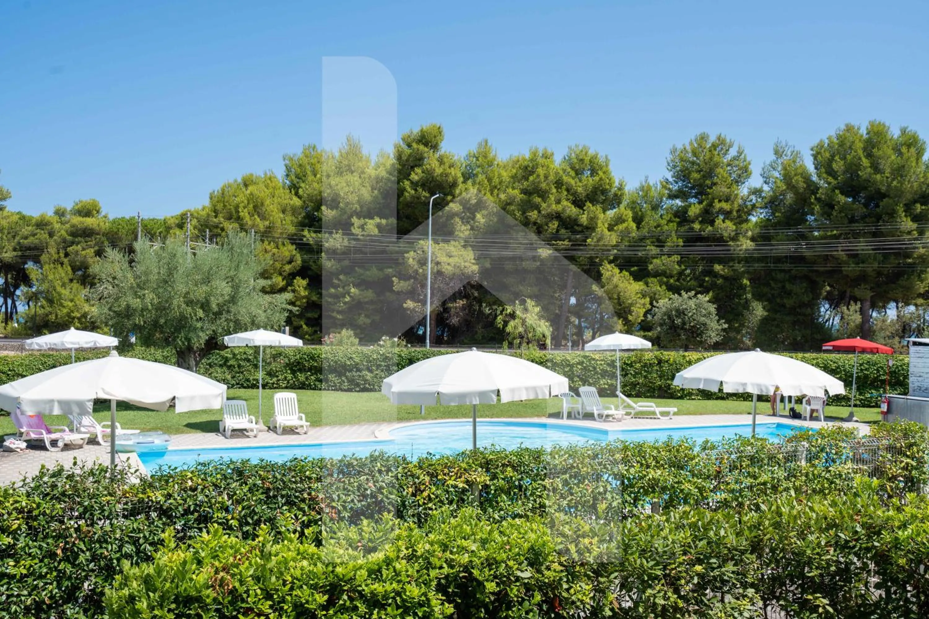 Garden view in Homiday - Residence Mykonos