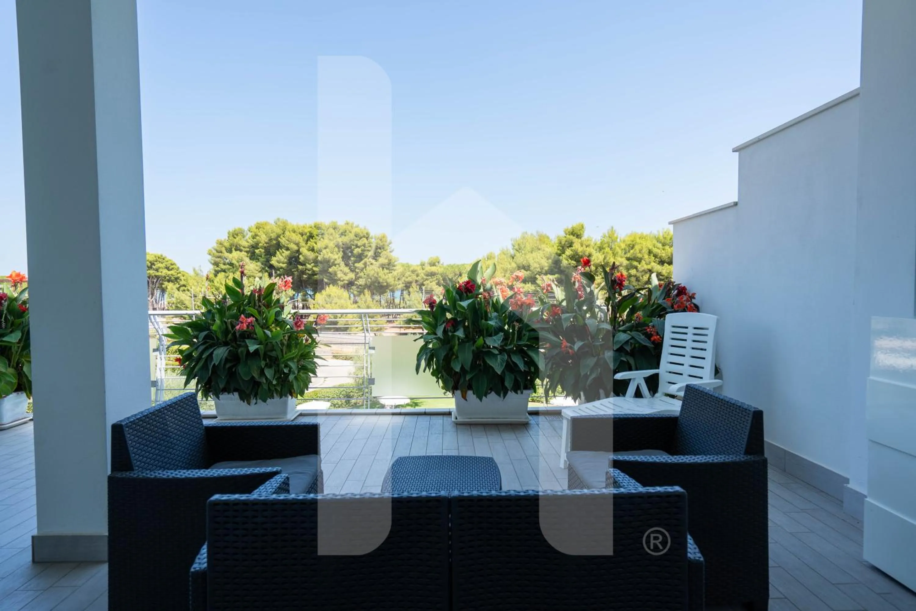 Seating area in Homiday - Residence Mykonos