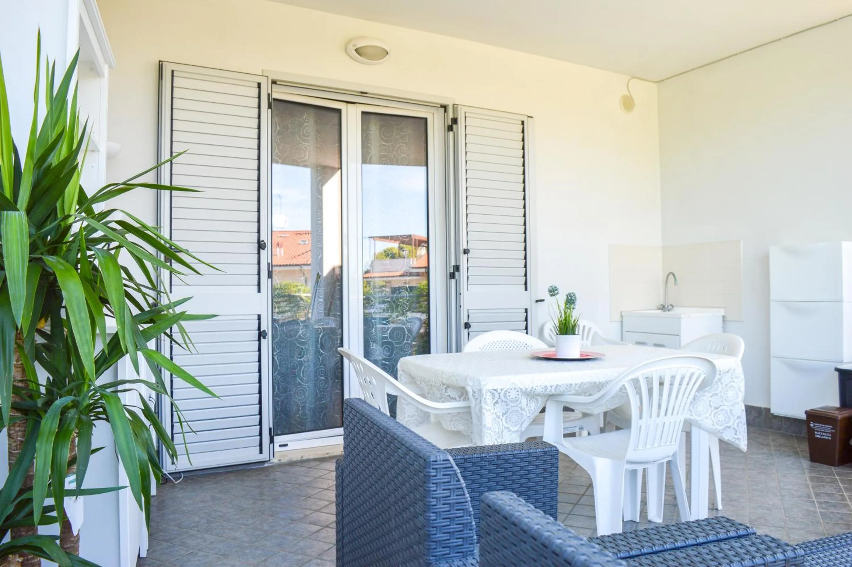 Balcony/Terrace in Homiday - Residence Mykonos