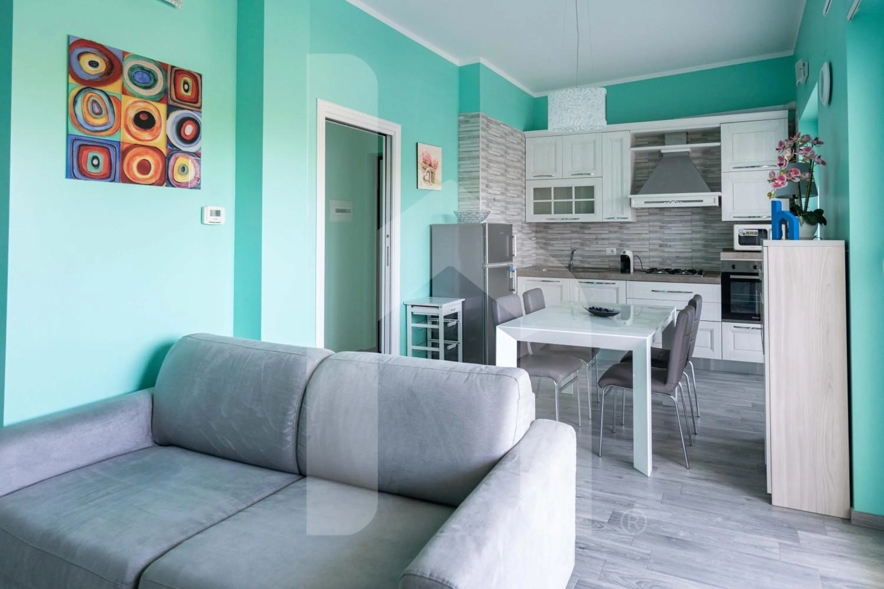 Living room in Homiday - Residence Mykonos