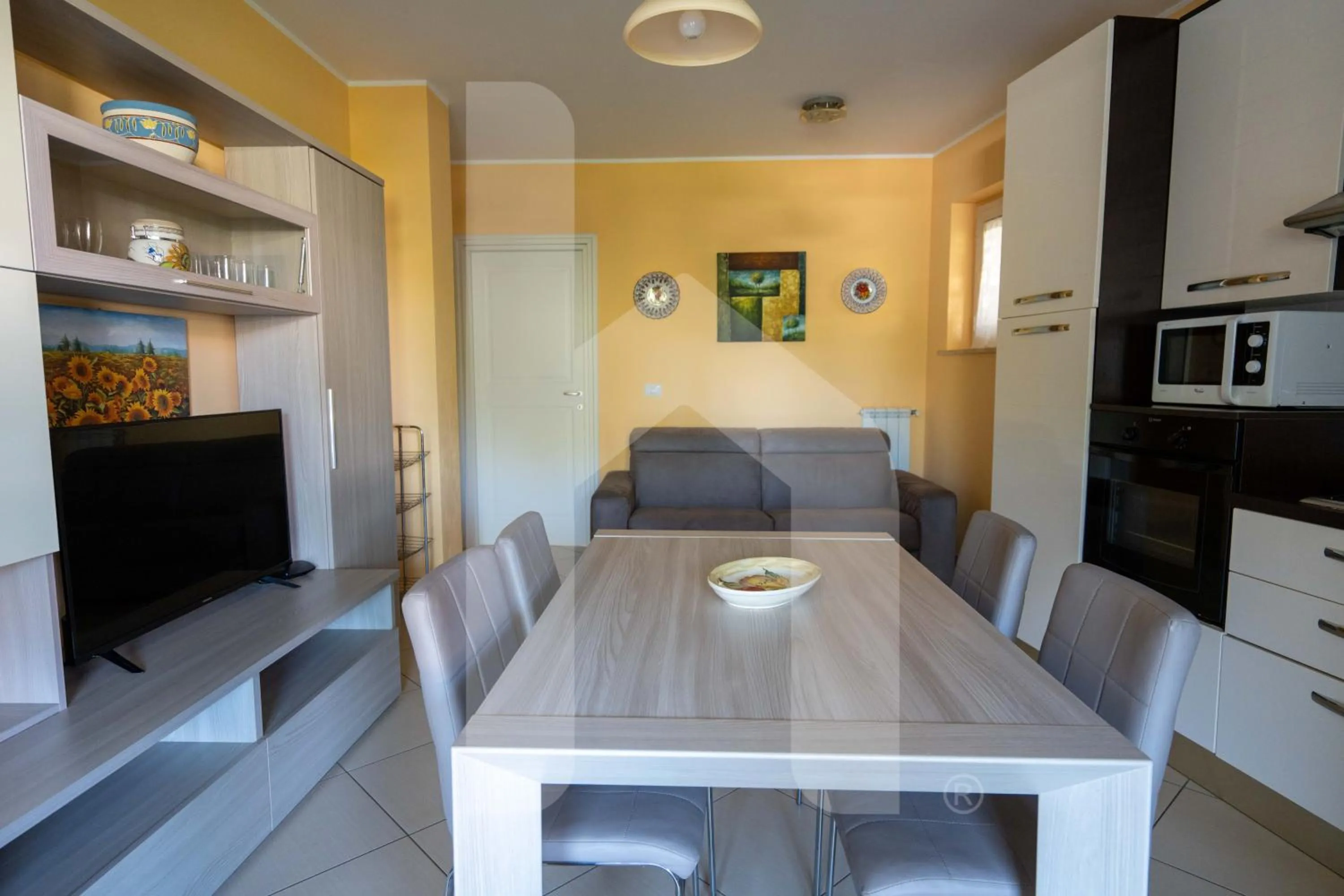 Living room in Homiday - Residence Mykonos