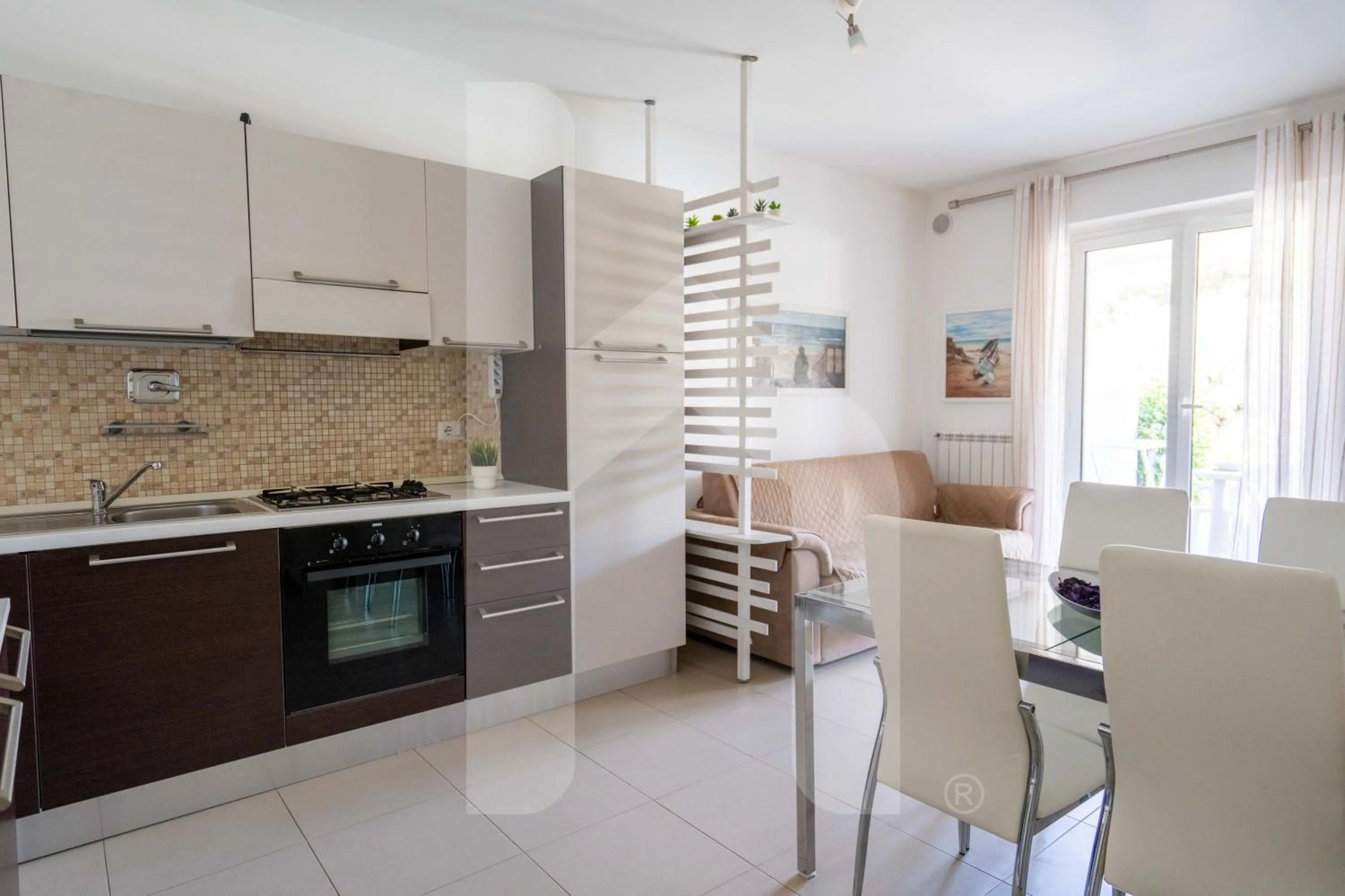 Kitchen or kitchenette in Homiday - Residence Mykonos