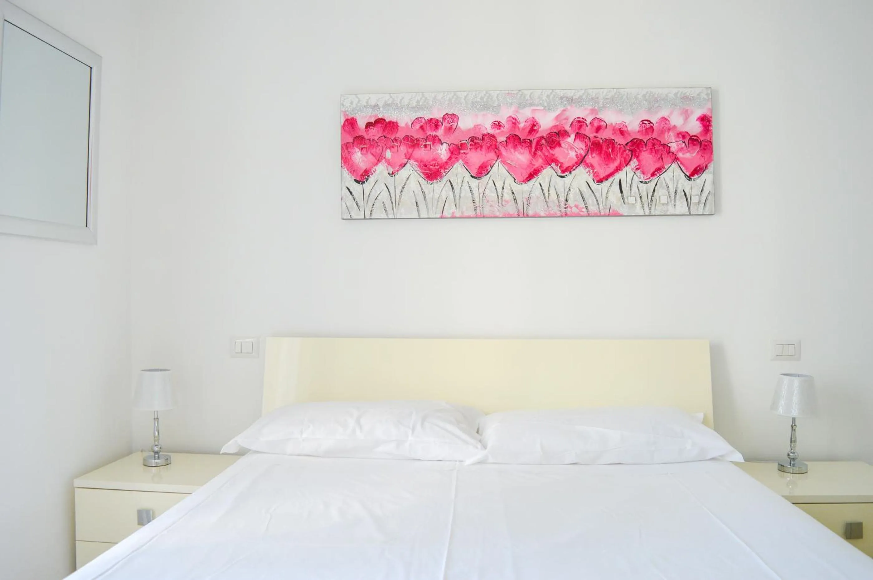 Bedroom, Bed in Homiday - Residence Mykonos