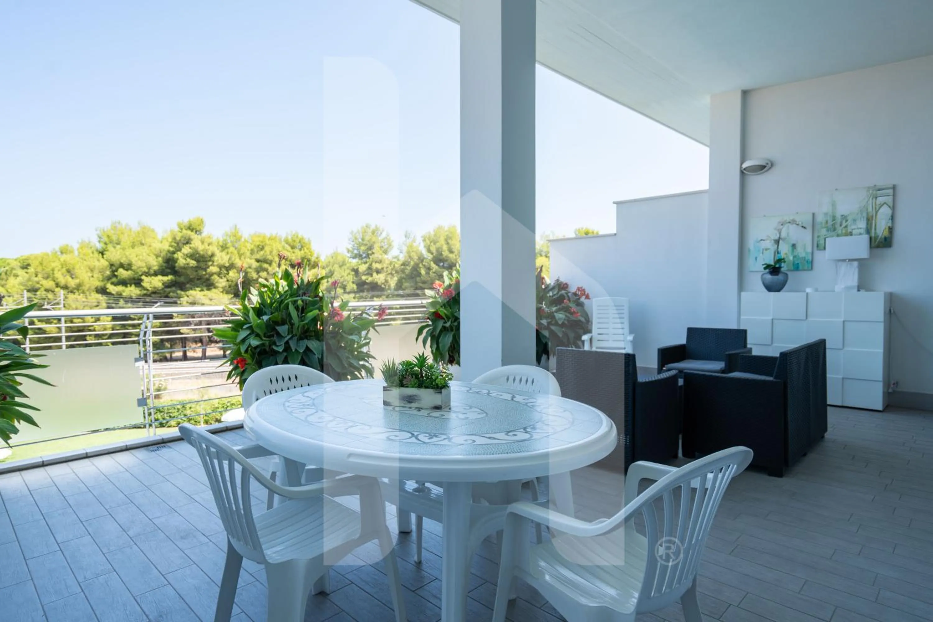 Balcony/Terrace in Homiday - Residence Mykonos