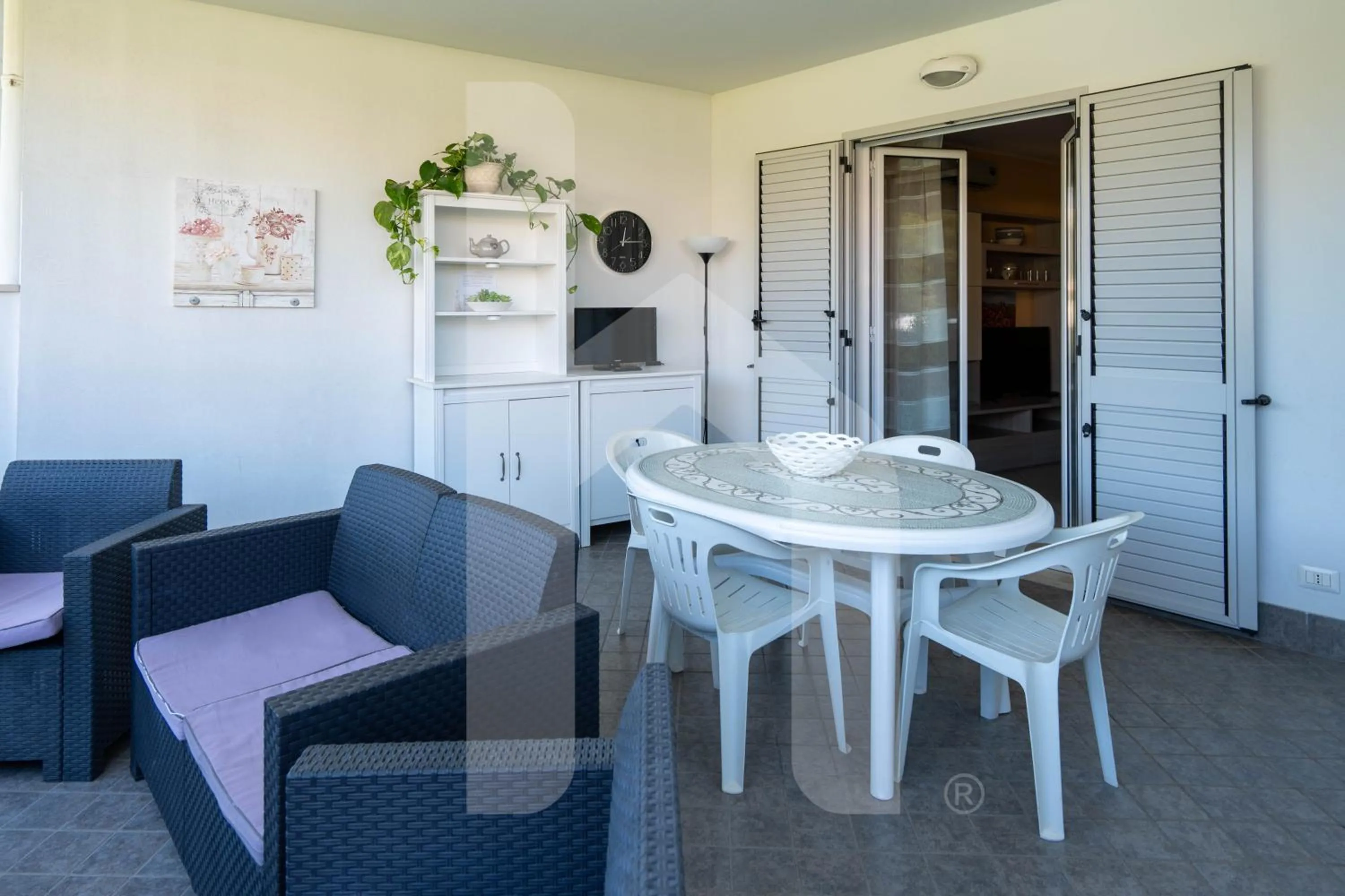 Seating area in Homiday - Residence Mykonos