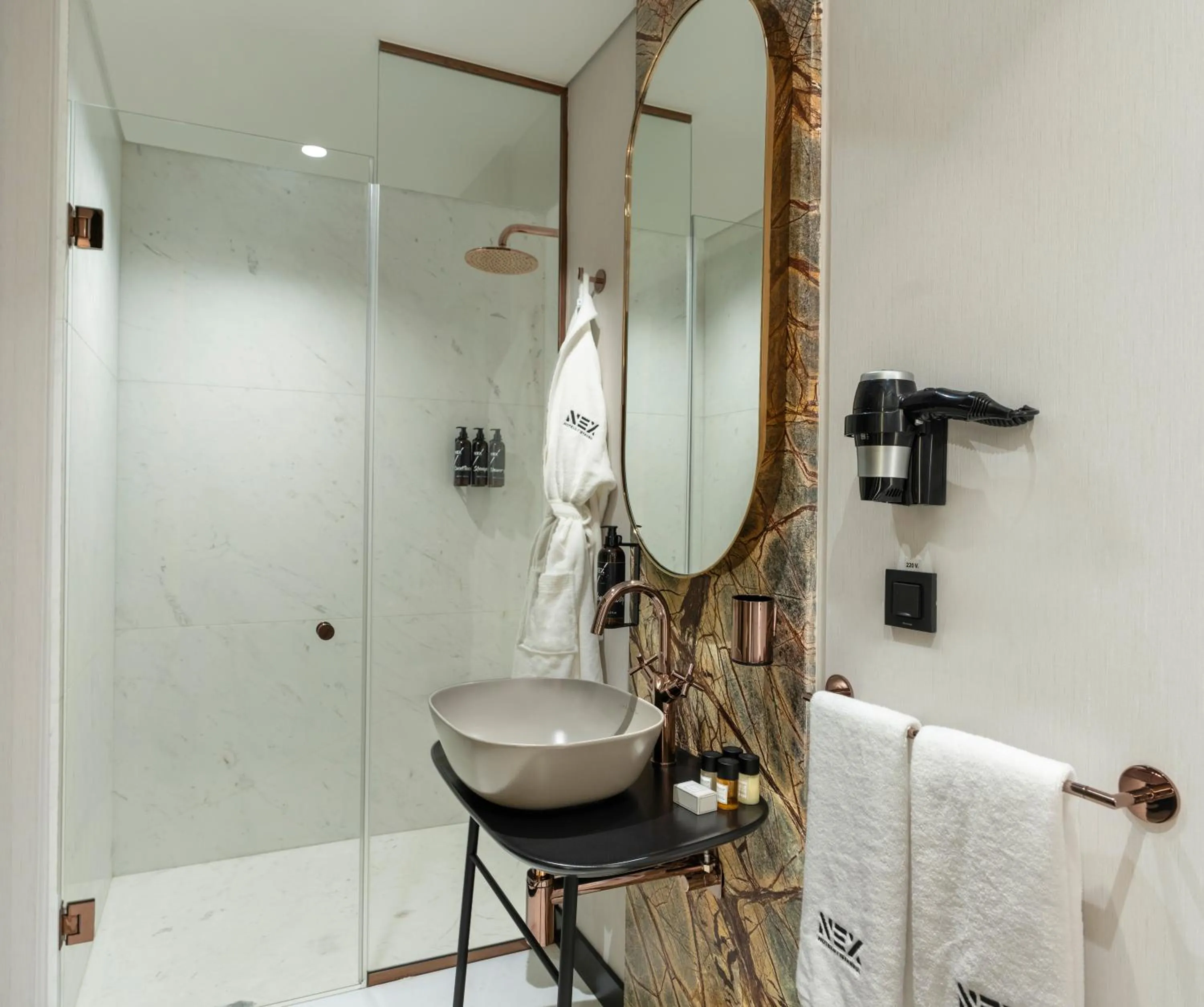 Shower in Nex Hotel & Spa Istanbul