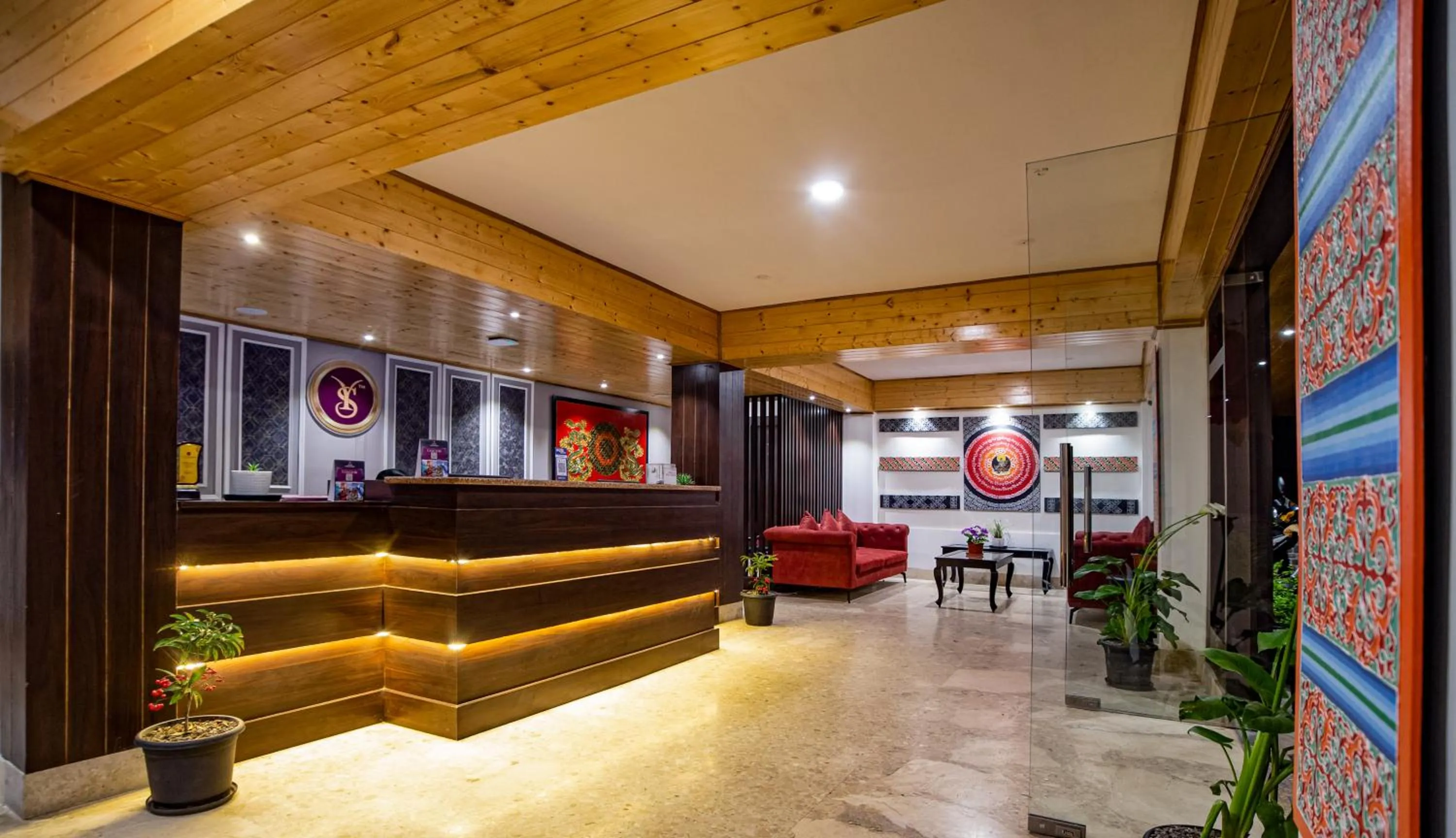 Lobby or reception in Sumitel Pelling