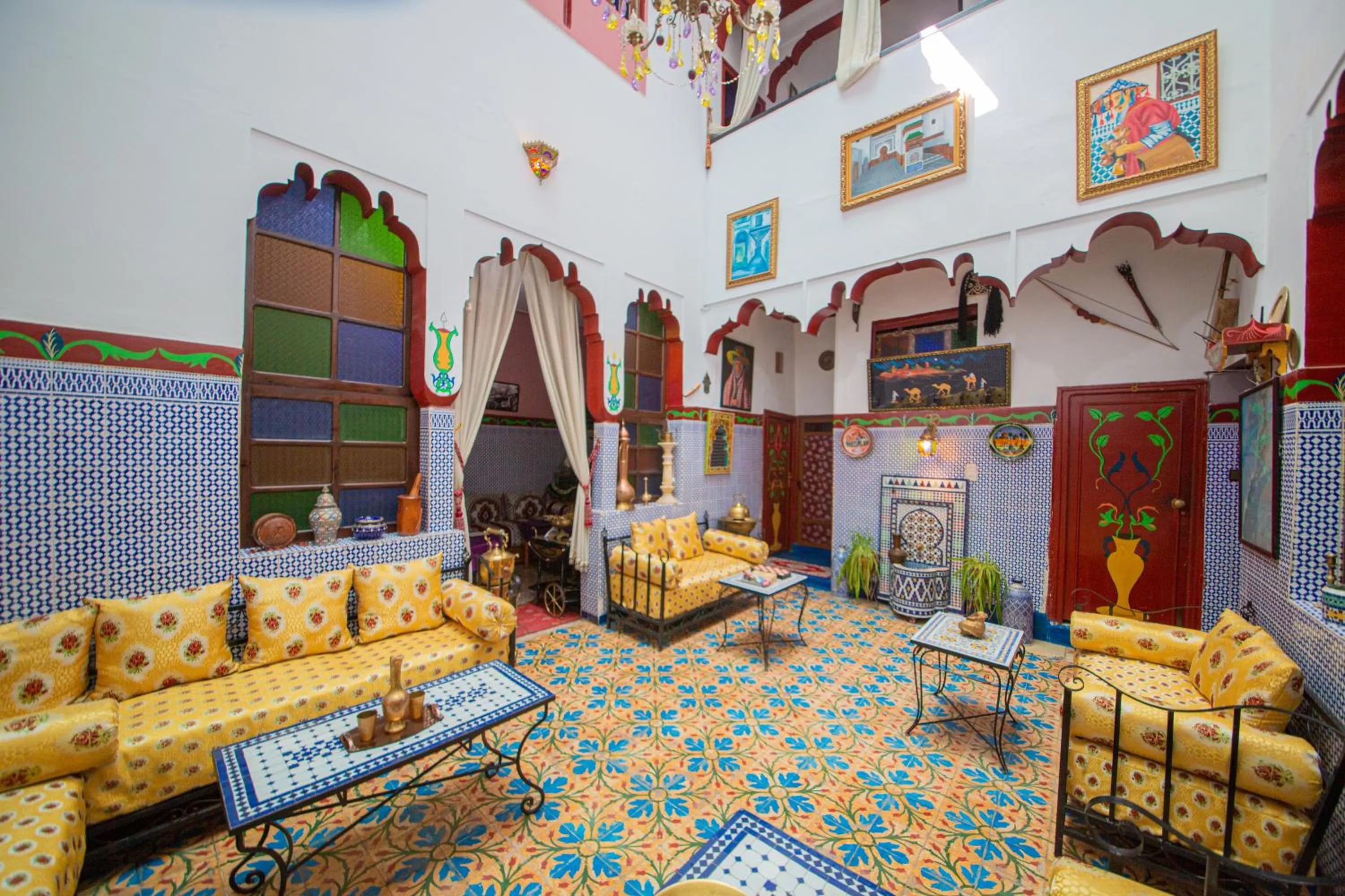 Living room in Maison Adam