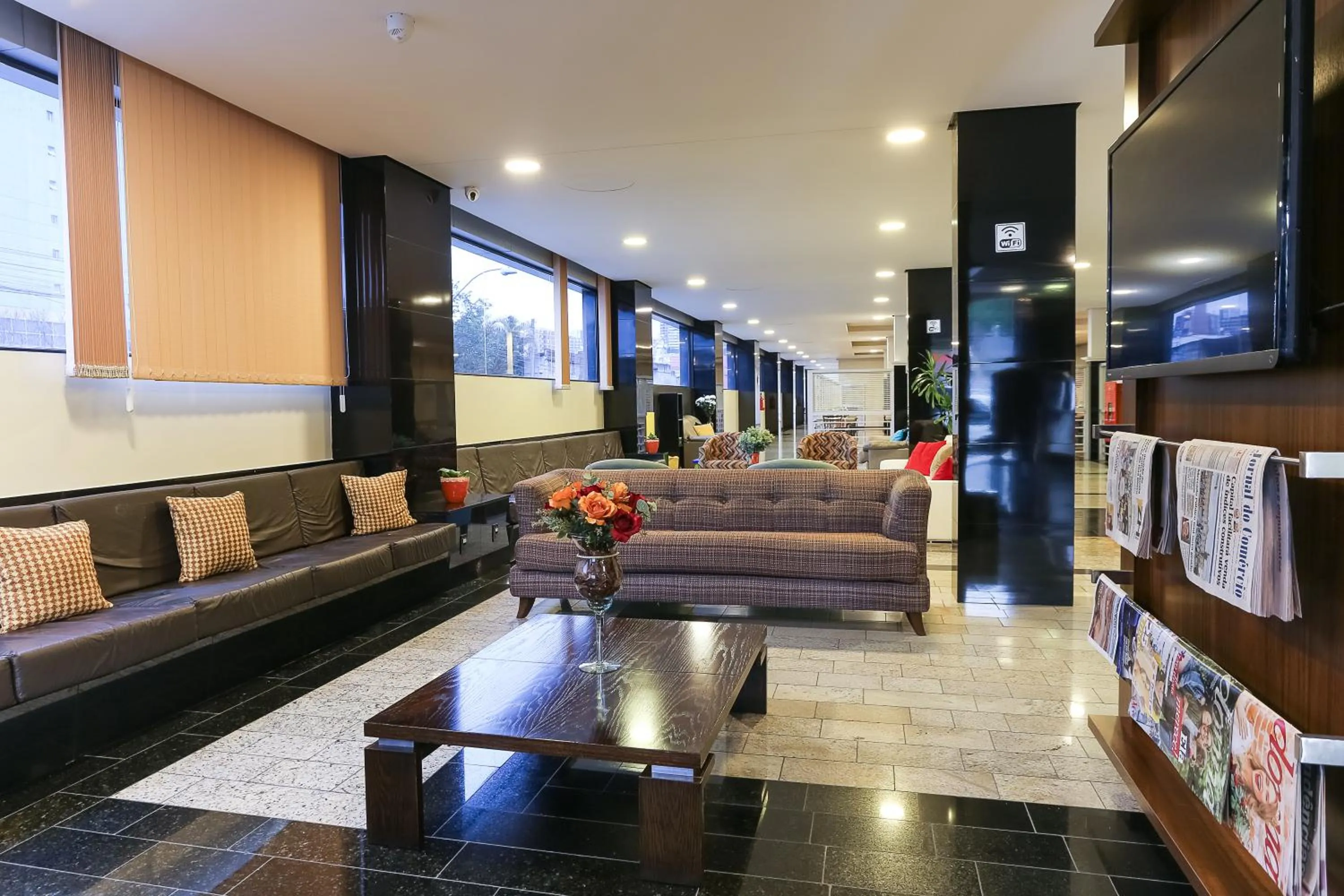 Living room in Hotel Express Rodoviária