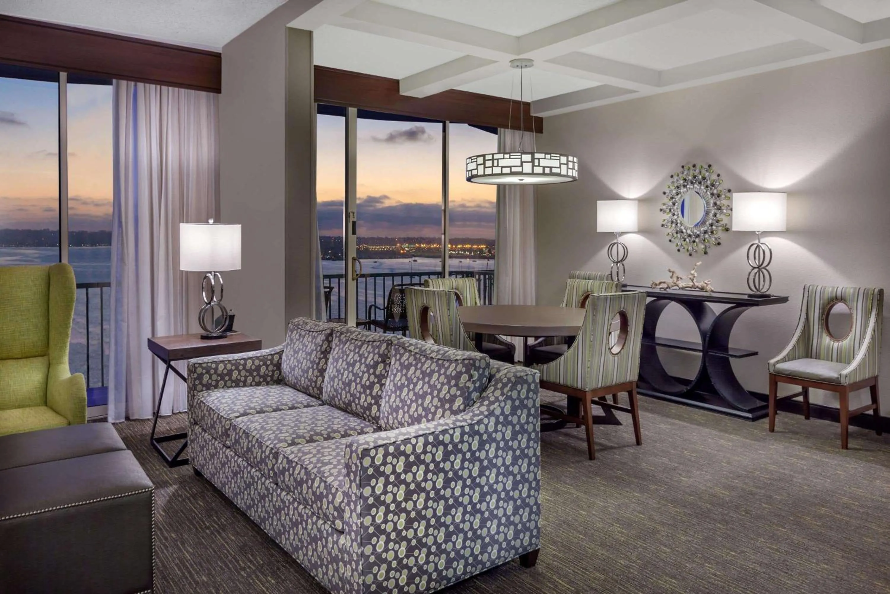 Living room in Wyndham San Diego Bayside