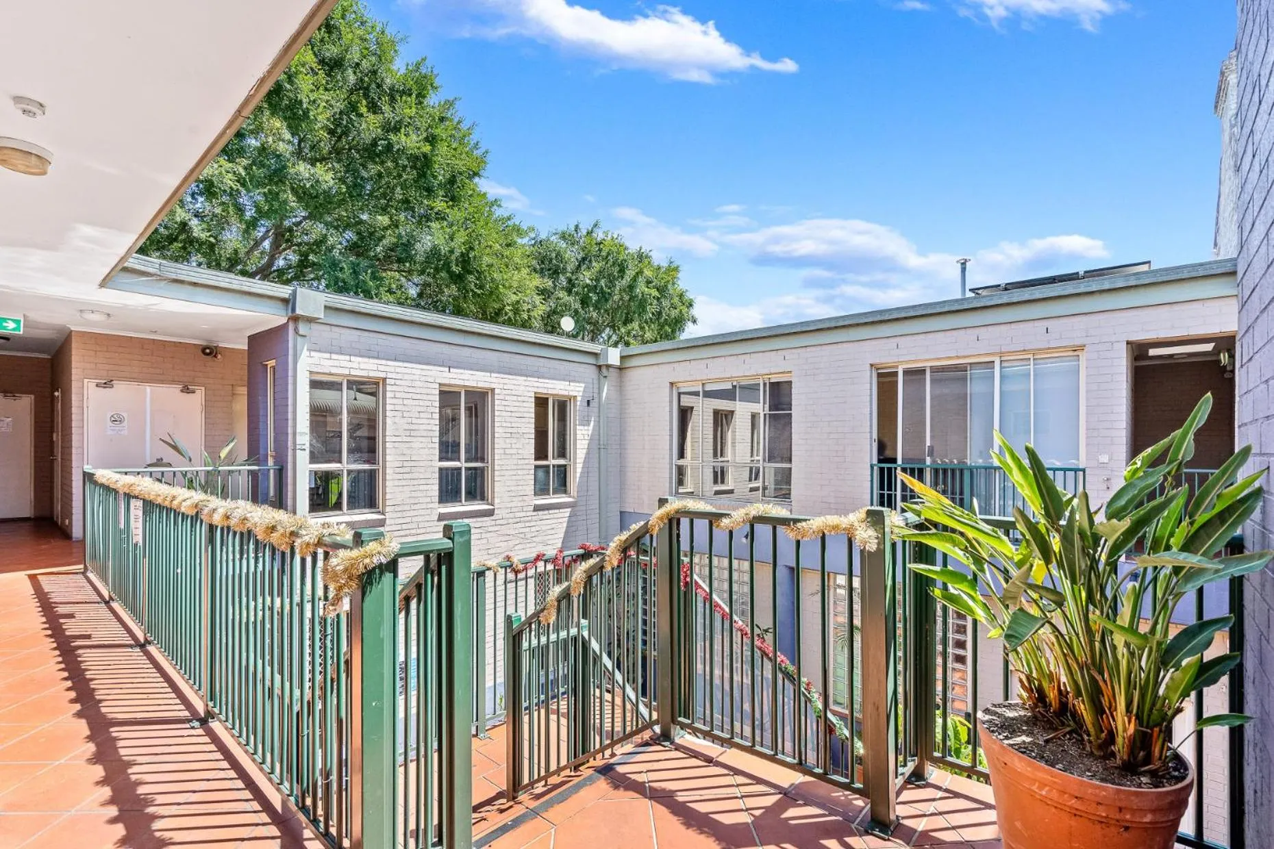 Balcony/Terrace in Newtown Backpackers