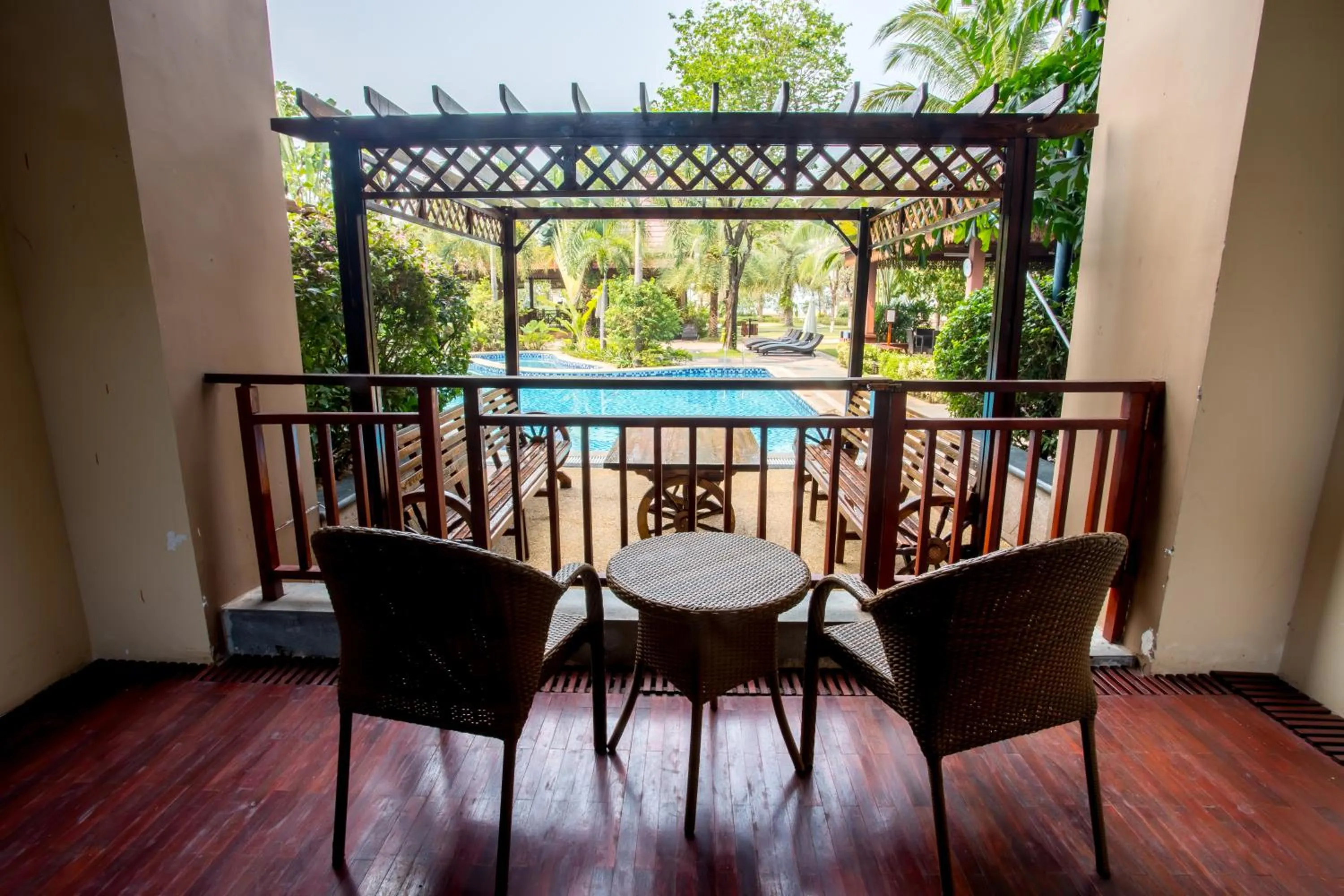 Balcony/Terrace in Landmark Mekong Riverside Hotel