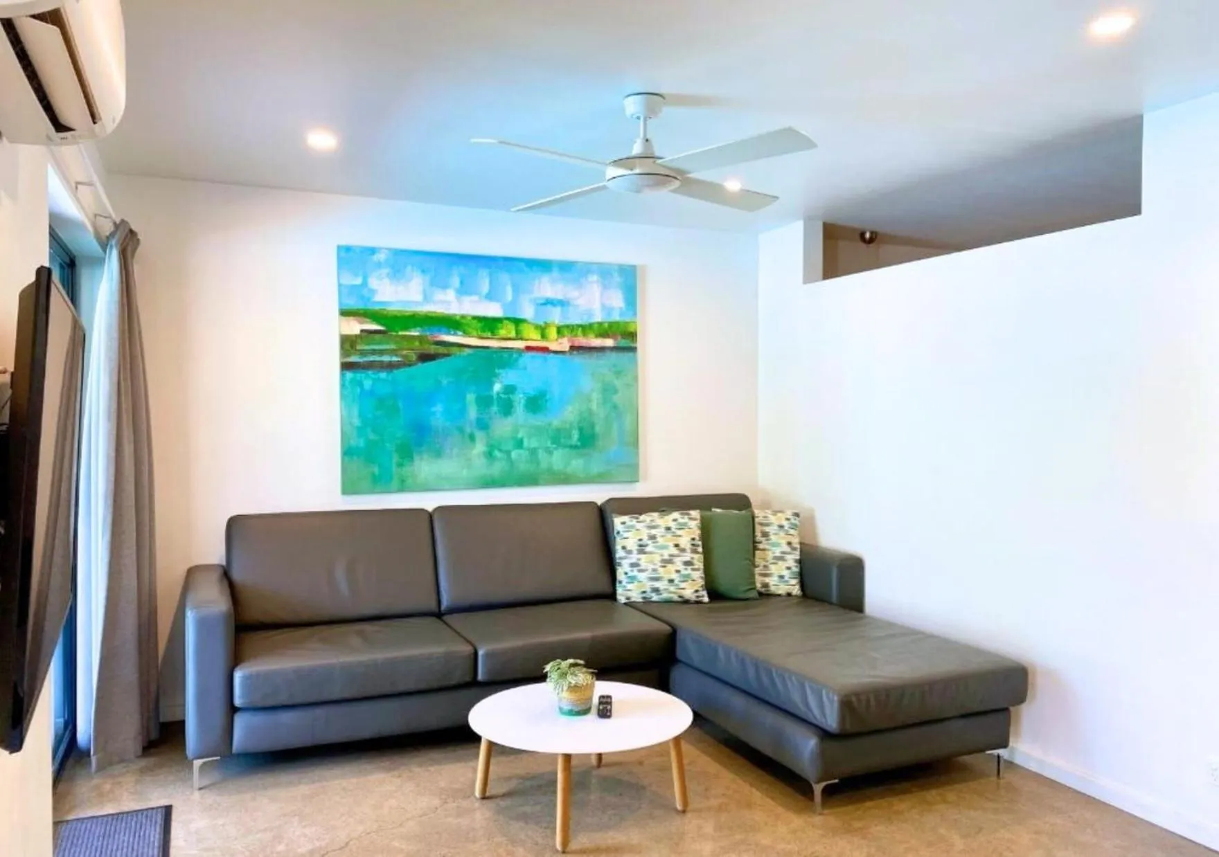 Living room in Marion Holiday Park