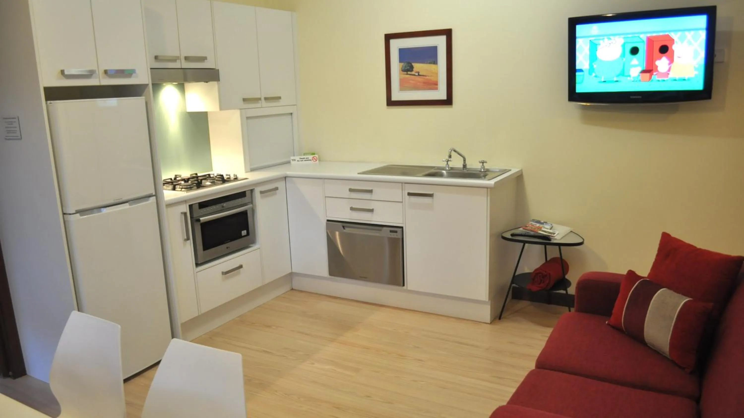 Kitchen or kitchenette in Marion Holiday Park