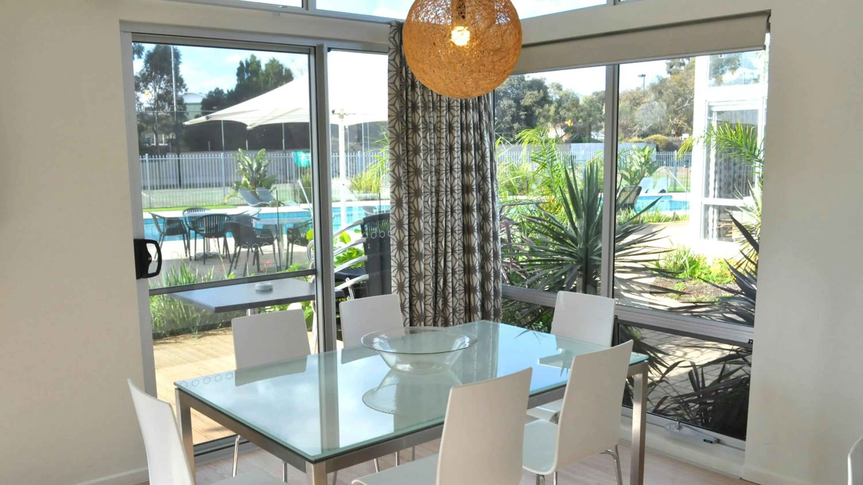 Dining area in Marion Holiday Park