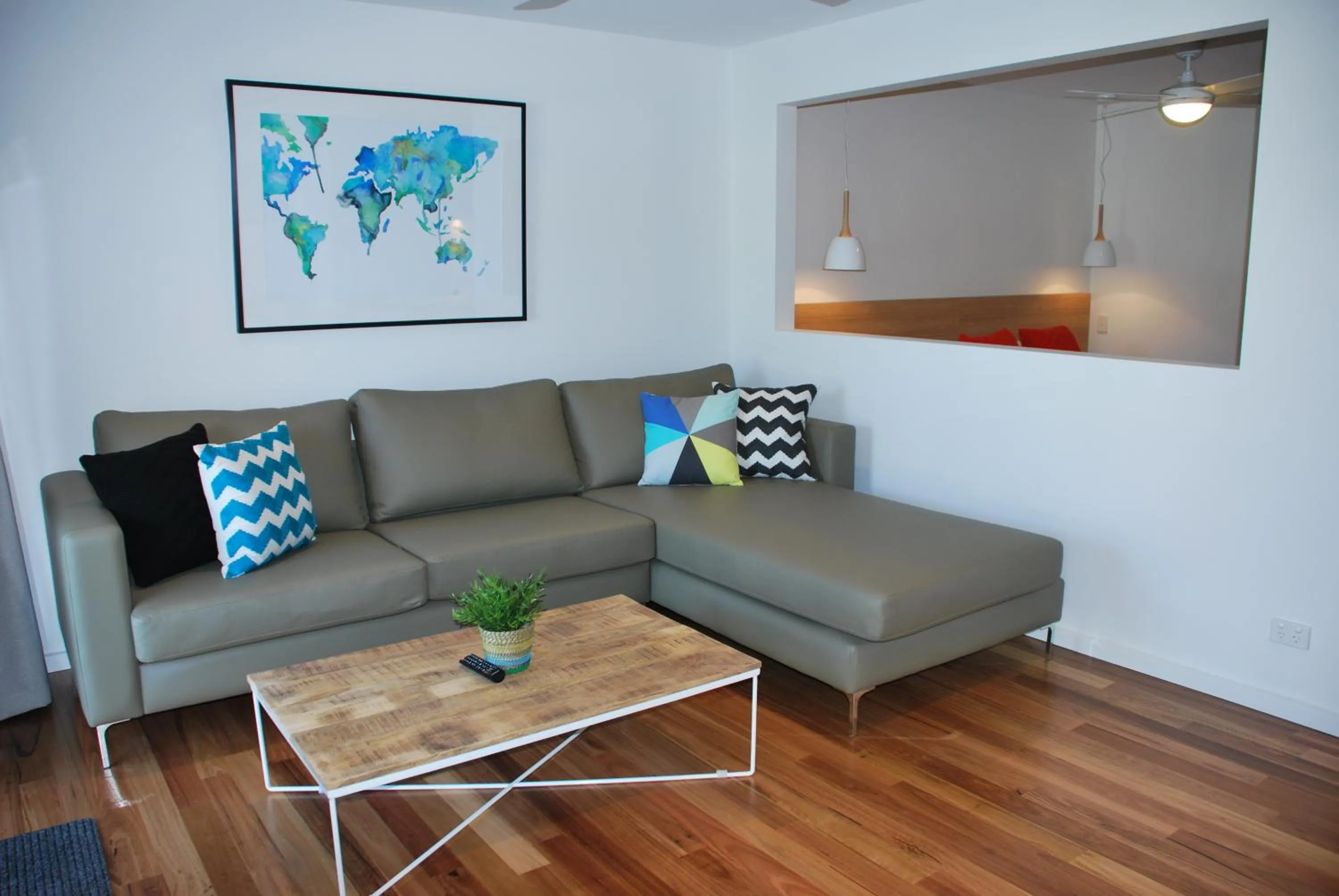 Living room in Marion Holiday Park