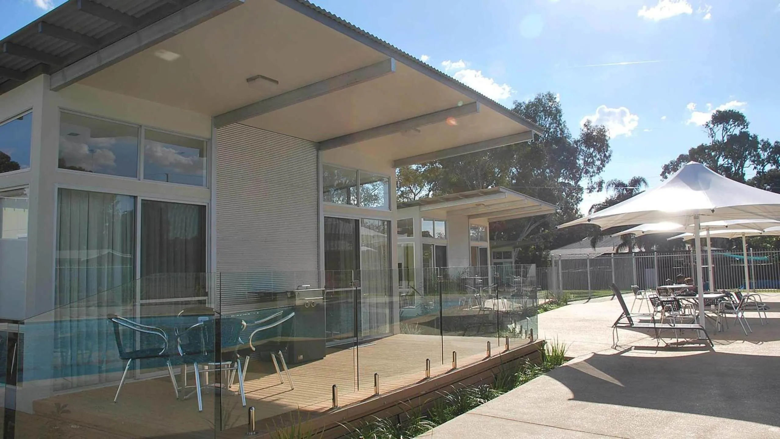 Balcony/Terrace in Marion Holiday Park