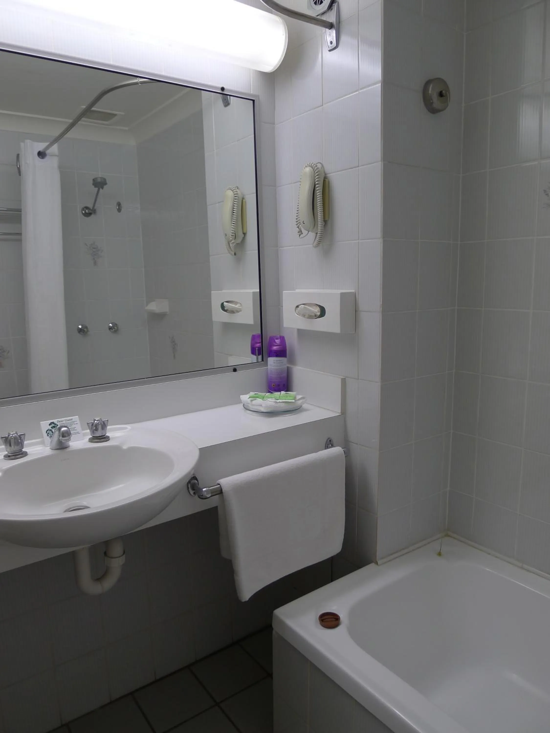 Bathroom in New England Motor Inn