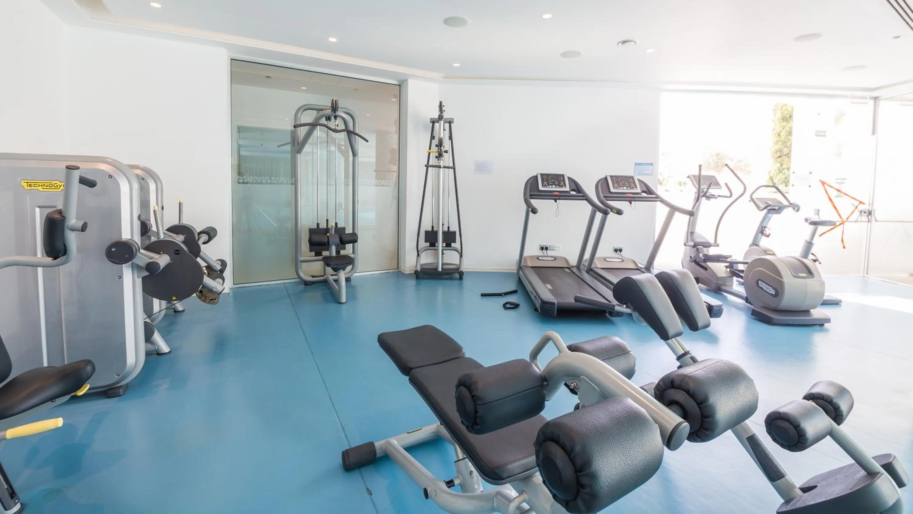 Fitness centre/facilities in Vrissaki Beach Hotel
