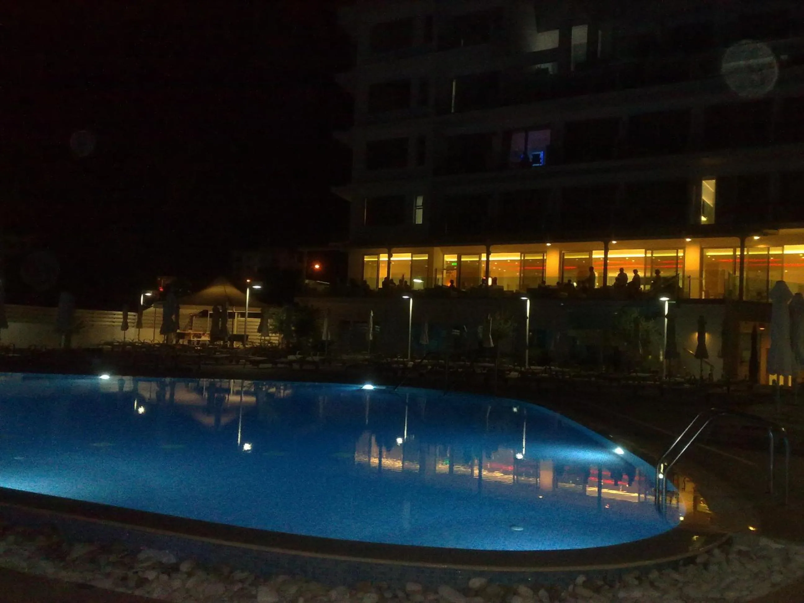 Night in Vrissaki Beach Hotel