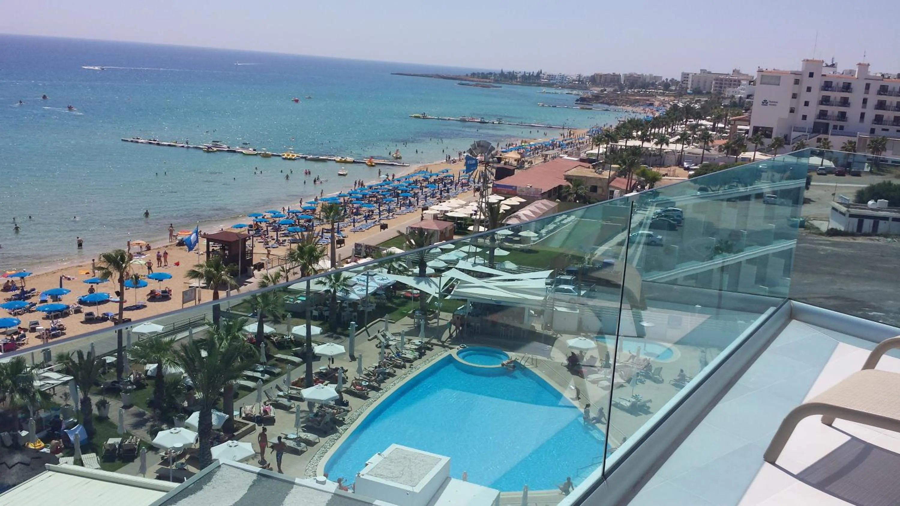 Bird's eye view in Vrissaki Beach Hotel