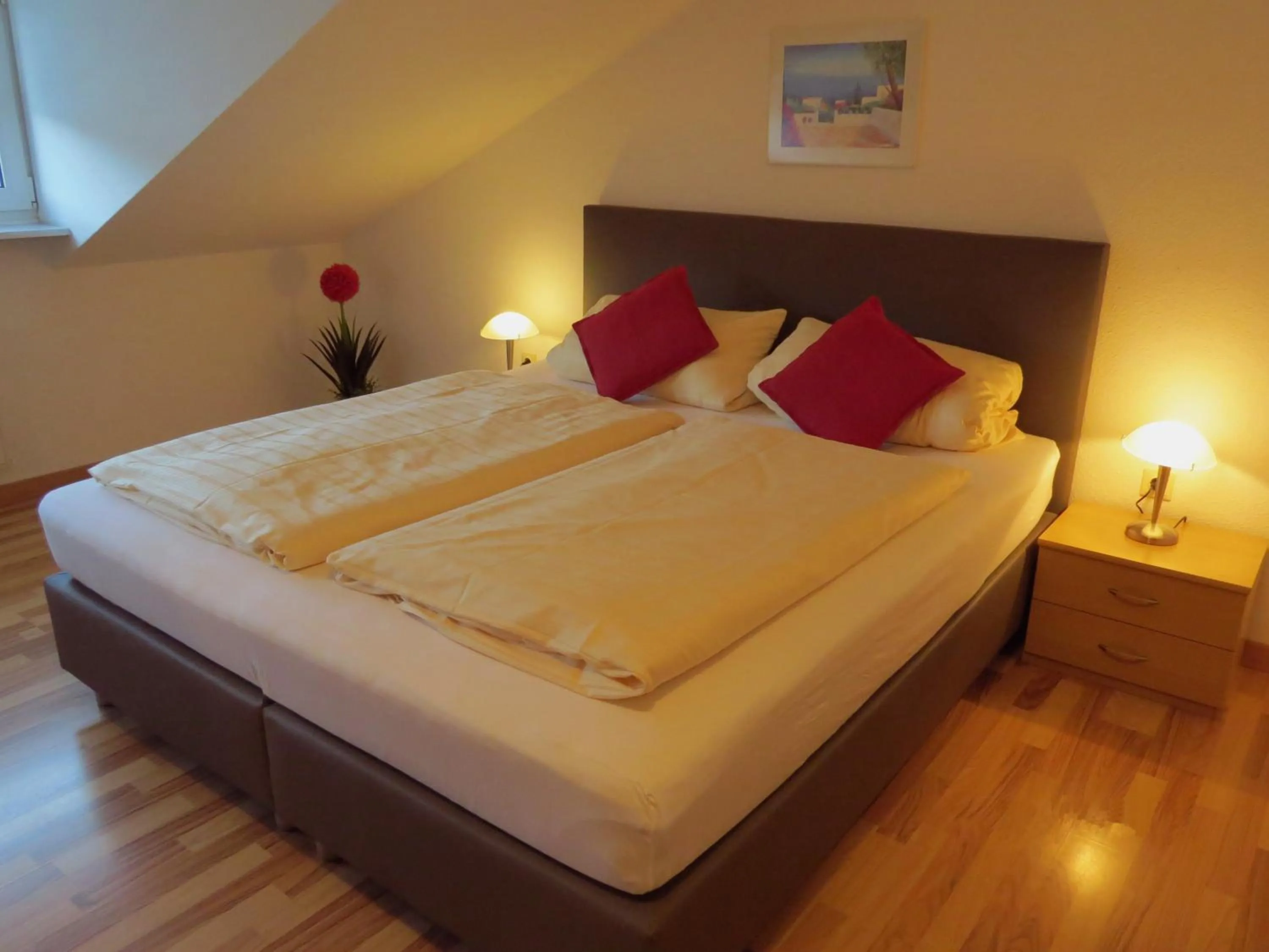 Bed in Hotel Saarblick Mettlach
