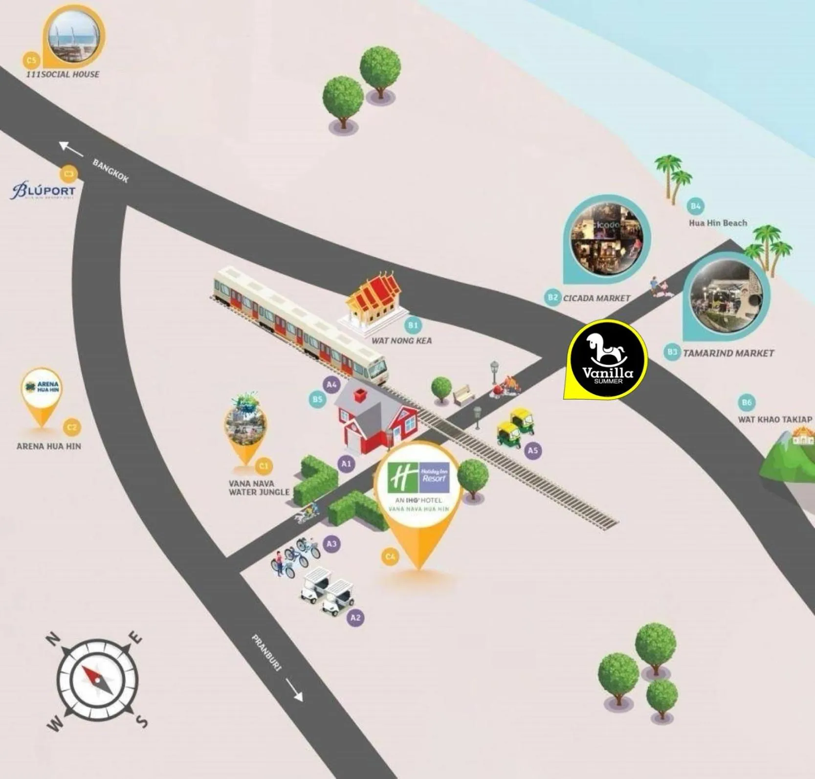 Location in Vanilla Summer Inn