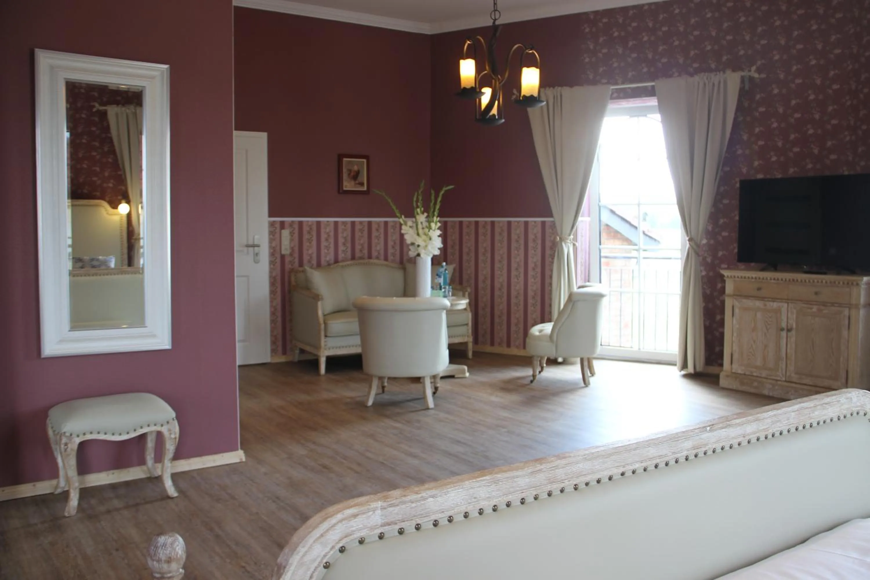 Photo of the whole room, Bed in Kur-& Landhotel Borstel - Treff