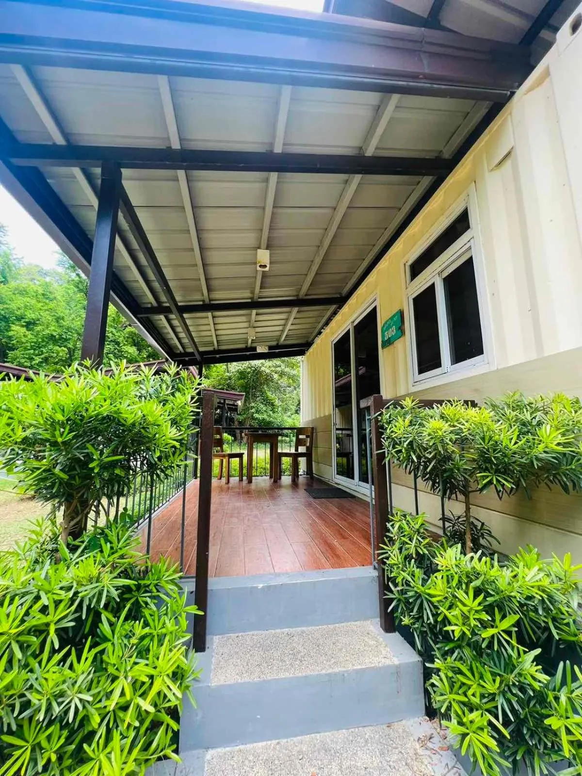 Garden view in Samba Bluewater Resort