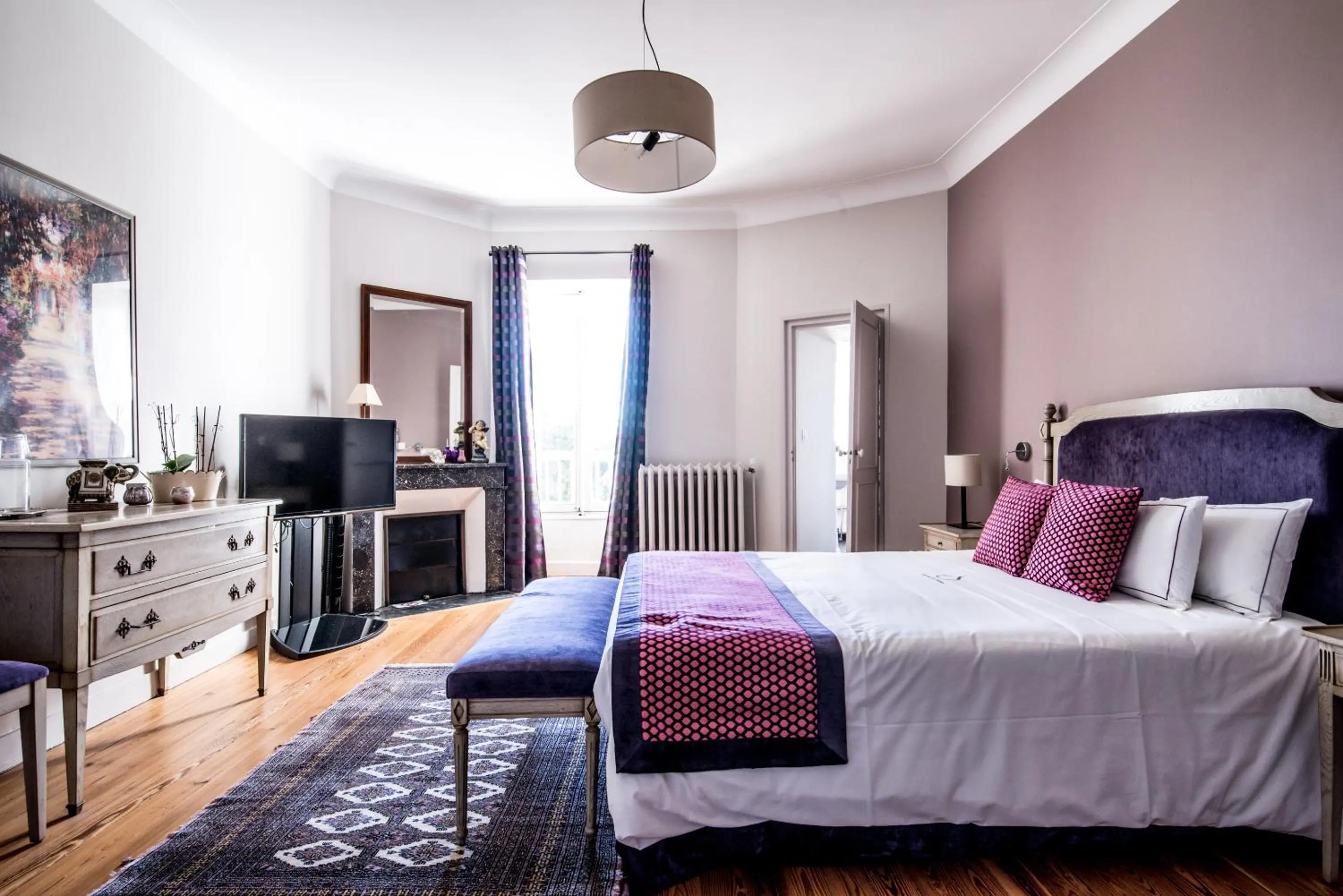 Bedroom, Bed in Gîte Château de Seguin