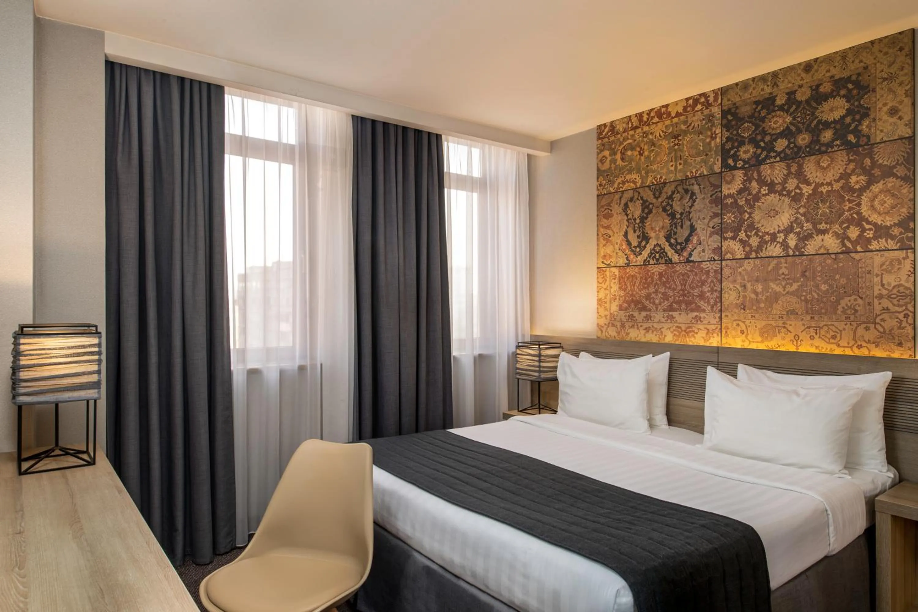 Bed in Republica Hotel Yerevan