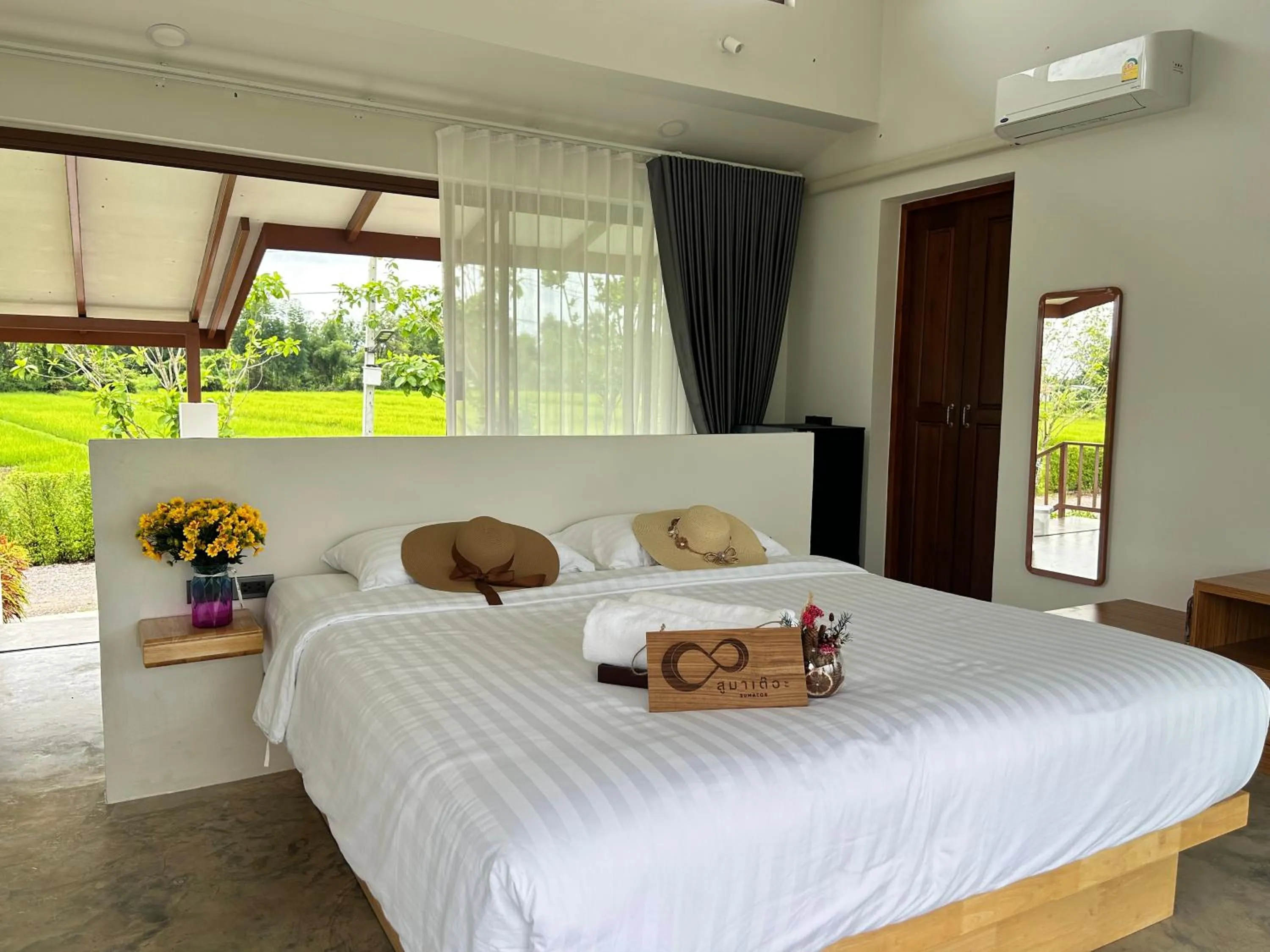 Bedroom, Bed in Sumator Resort Chiangrai สูมาเต๊อะ รีสอร์ท เชียงราย