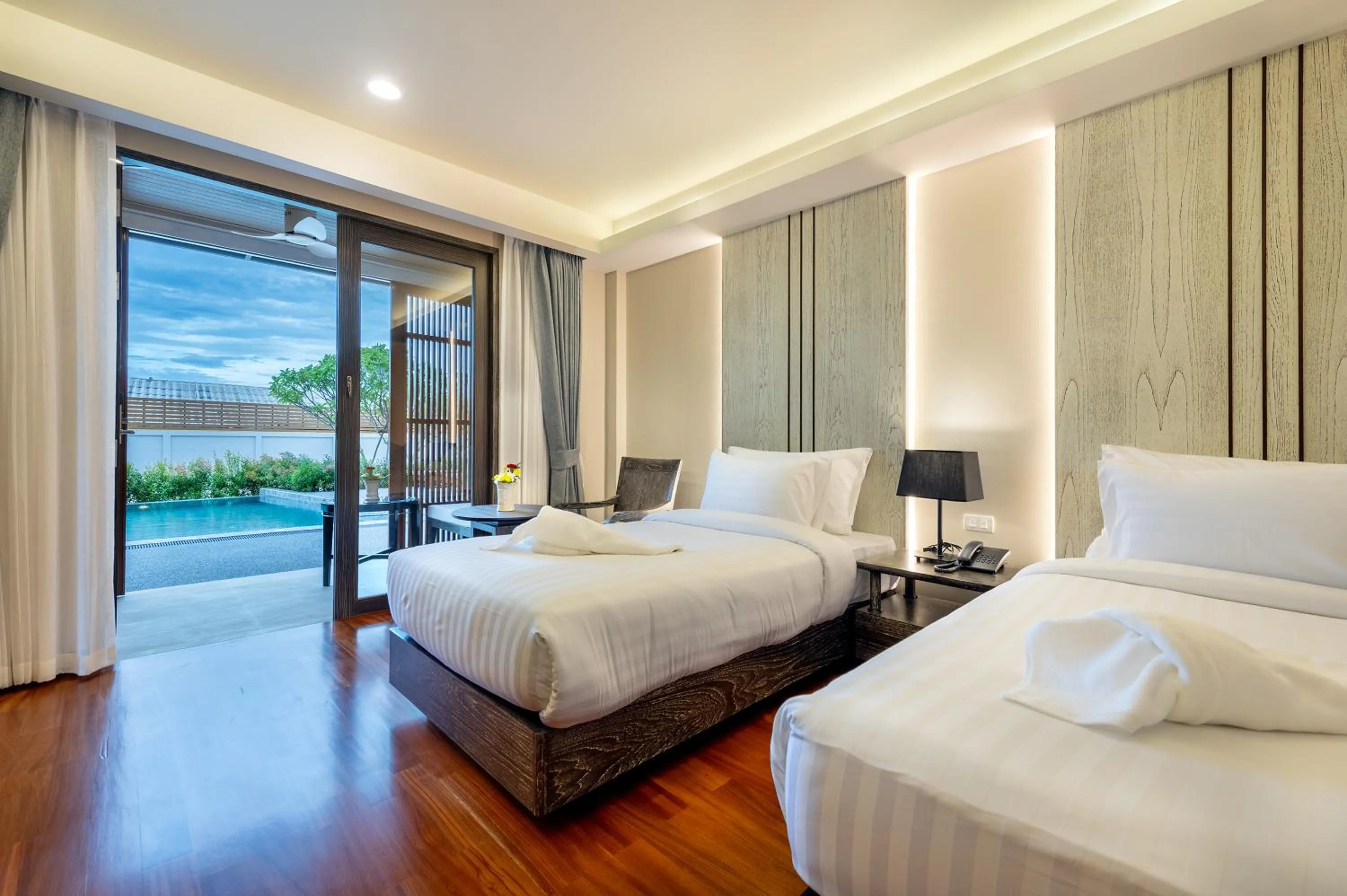 Bedroom, Bed in Treepana Boutique Hotel, Huahin