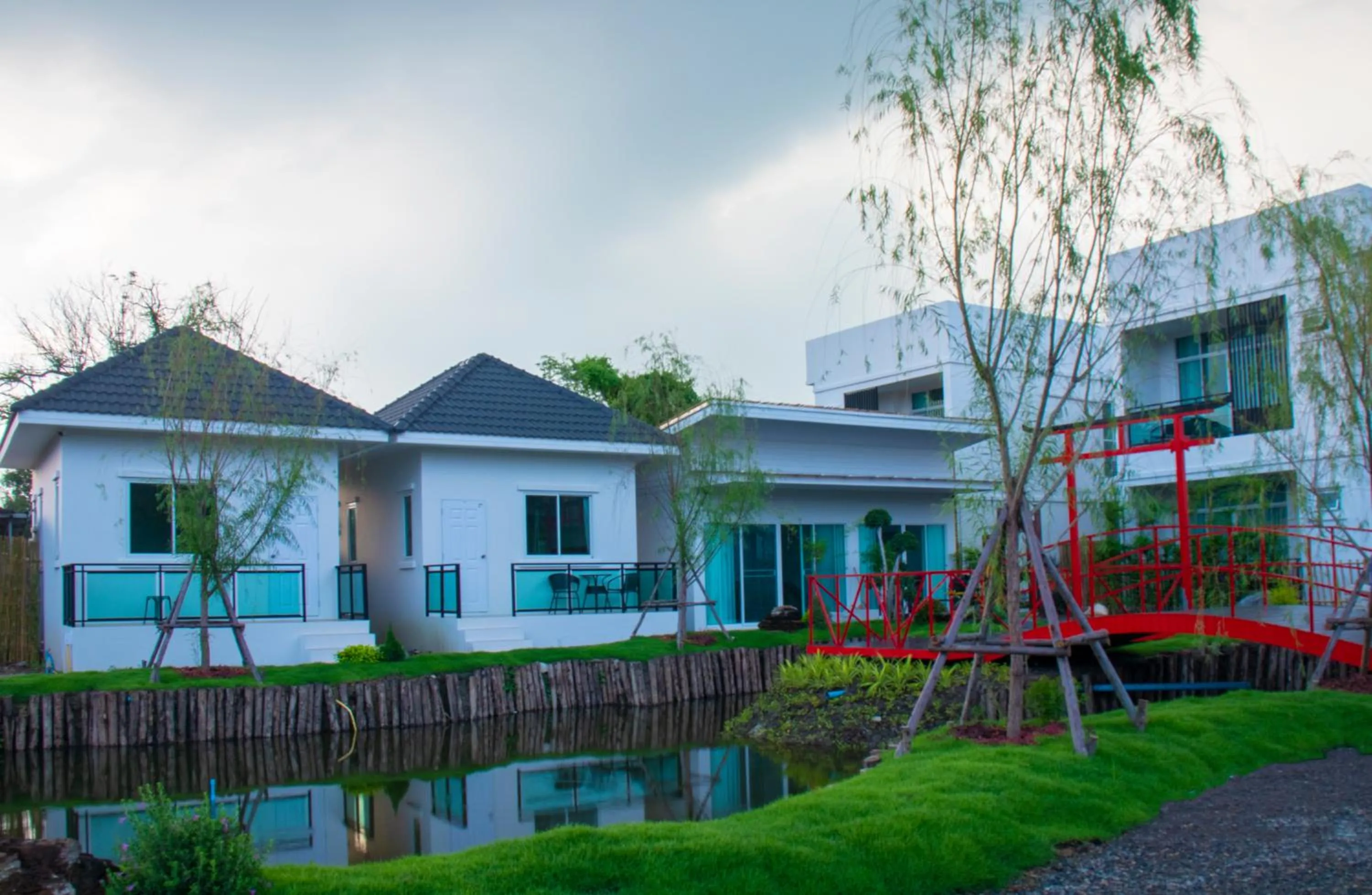 Garden view in Yunoya Riverside Villa