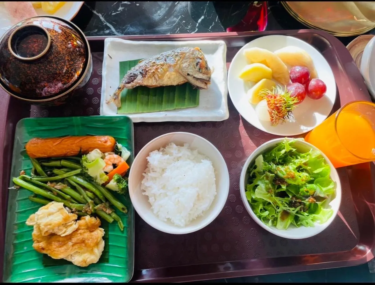 Breakfast in Yunoya Riverside Villa