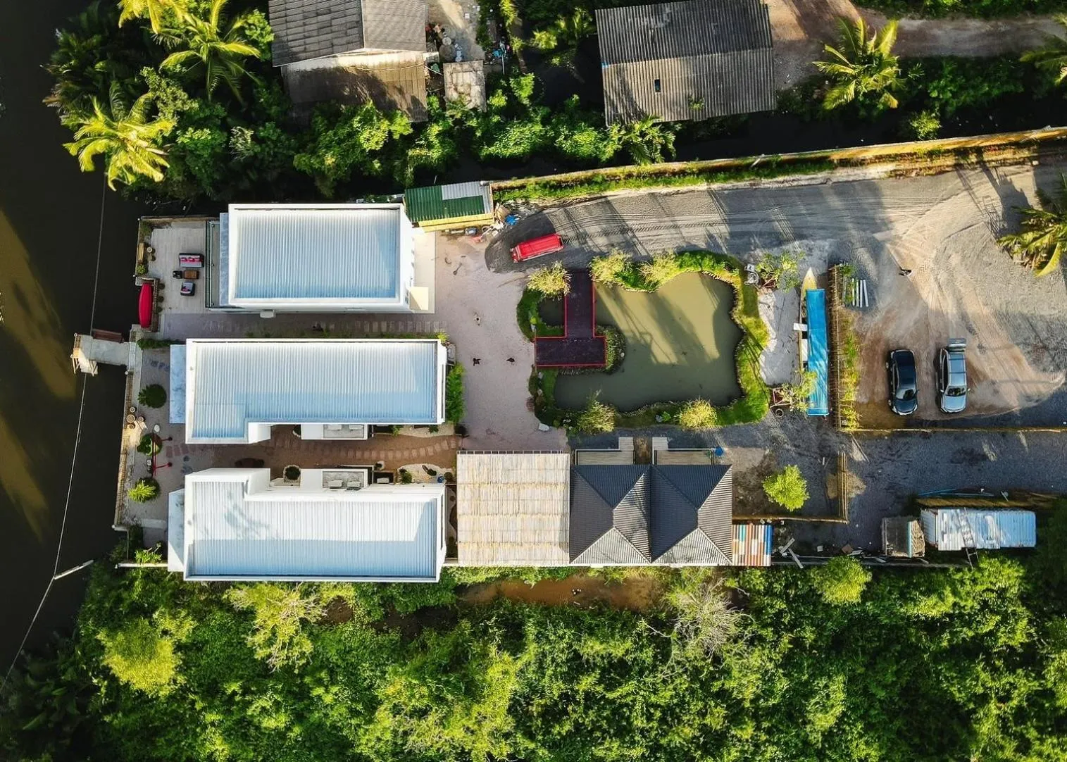 Bird's eye view in Yunoya Riverside Villa