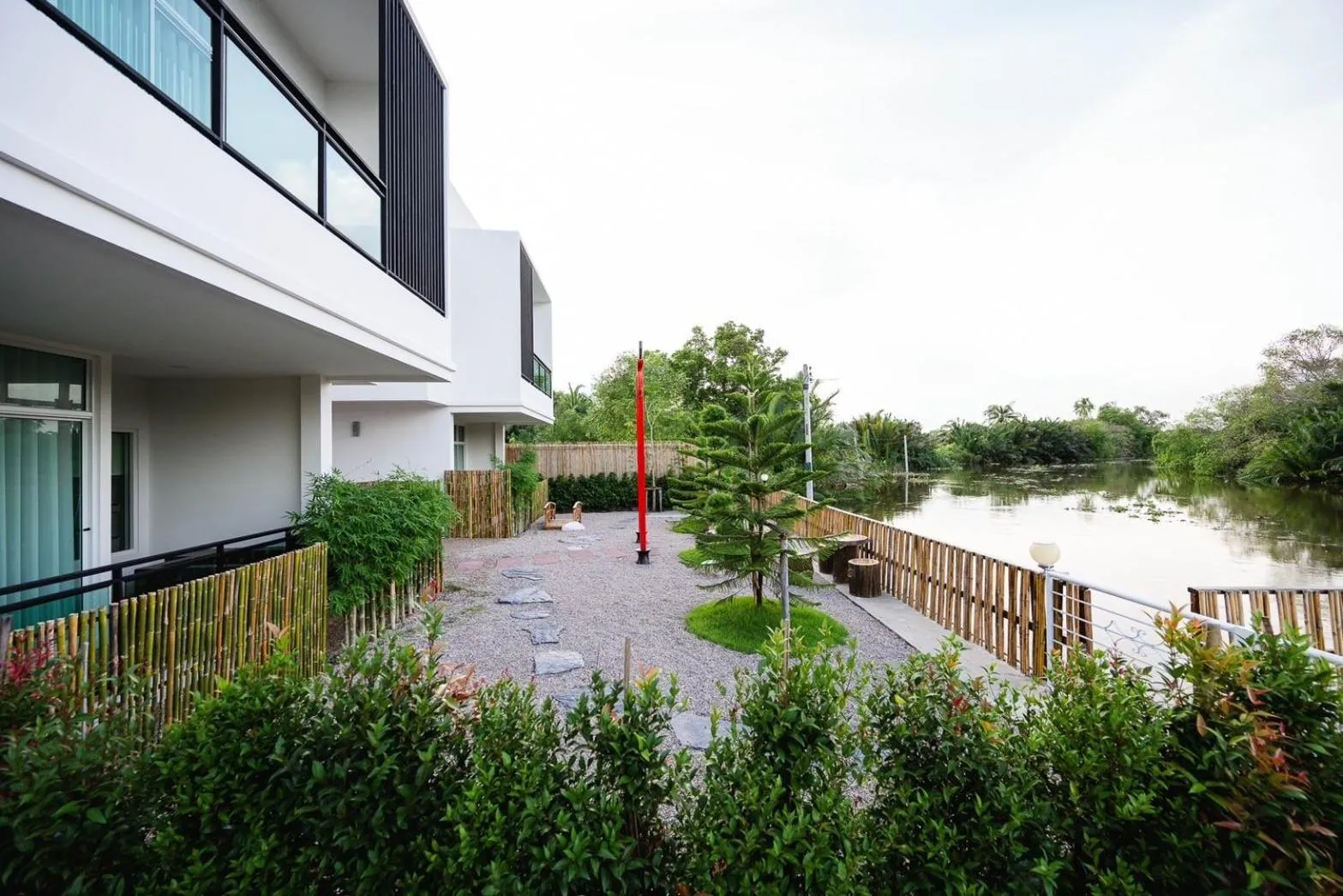 Garden view in Yunoya Riverside Villa