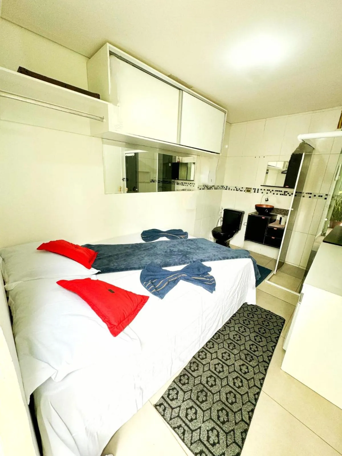 Bed in CASA HOTEL PIRACICABA