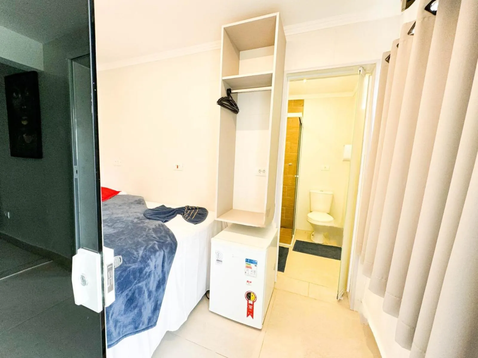 Bed in CASA HOTEL PIRACICABA