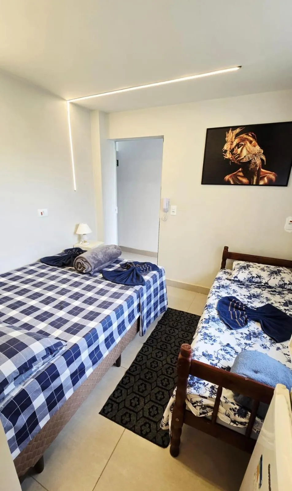 Bed in CASA HOTEL PIRACICABA