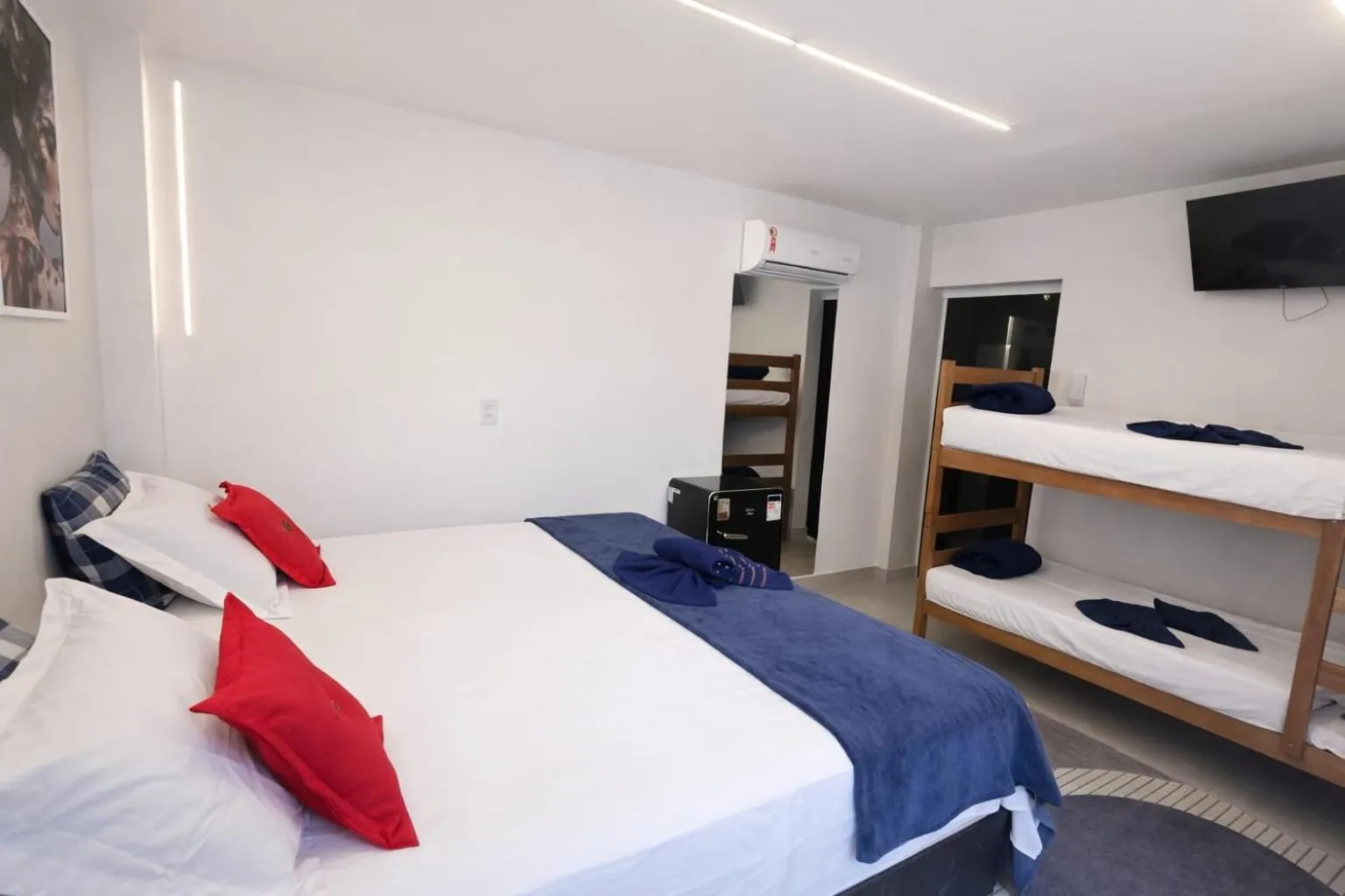 Bed in CASA HOTEL PIRACICABA