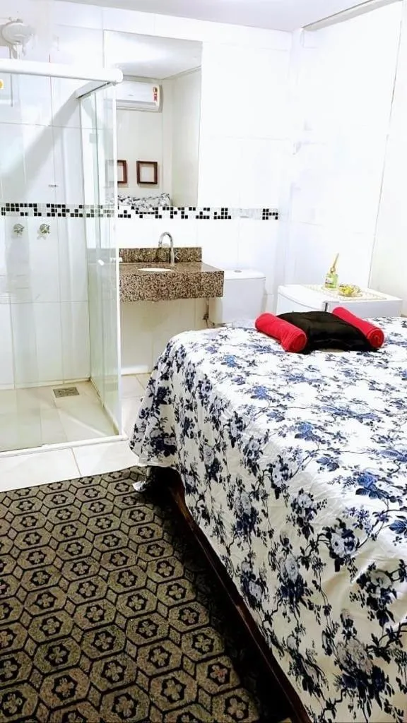 Bed in CASA HOTEL PIRACICABA