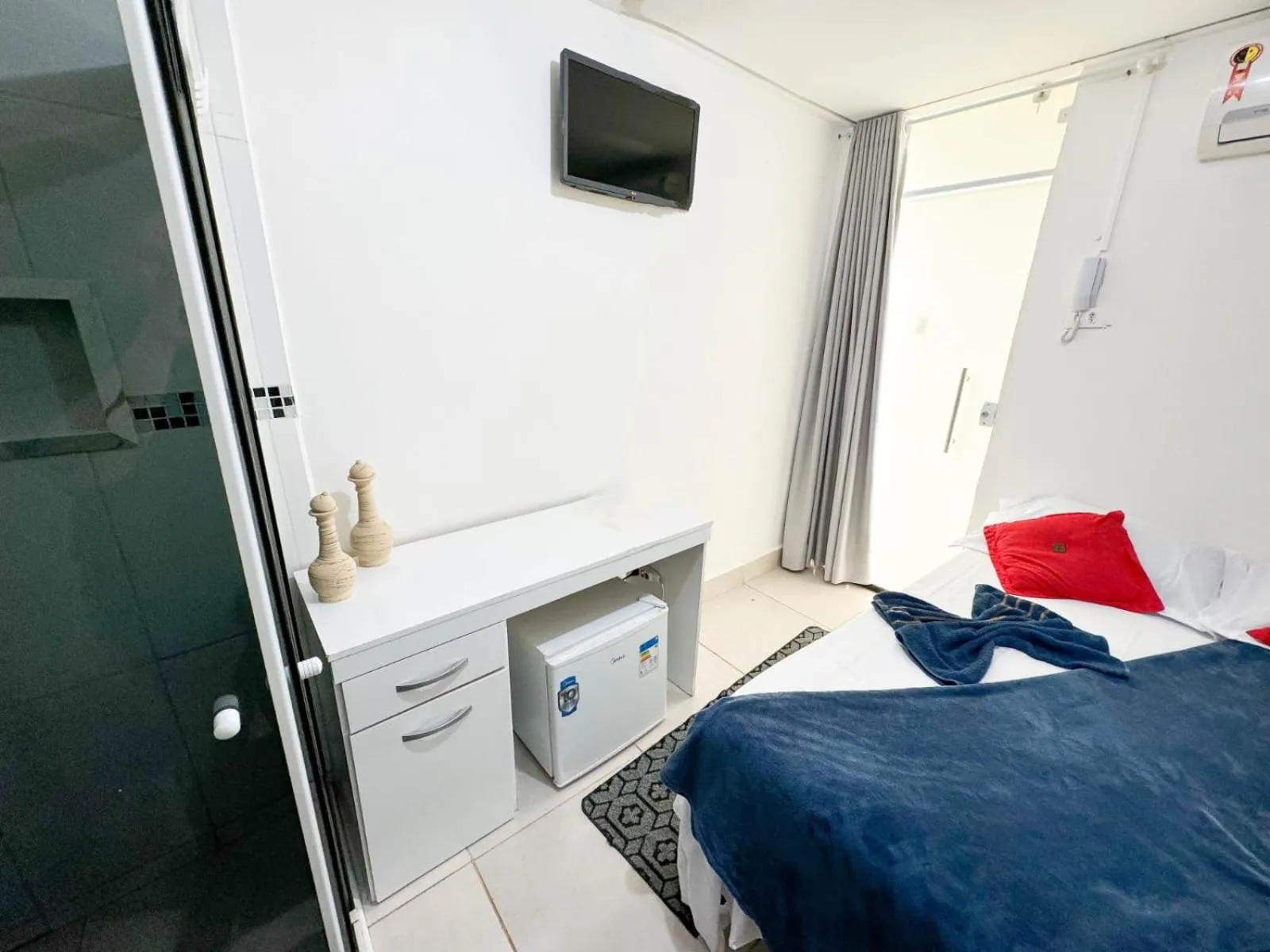 Bed in CASA HOTEL PIRACICABA