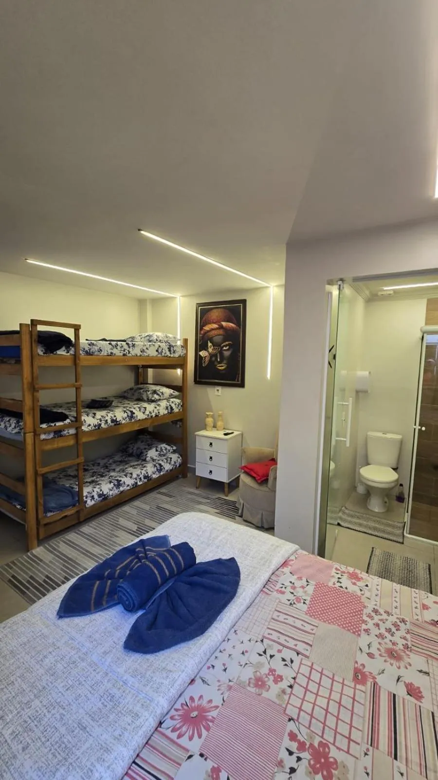 Bed in CASA HOTEL PIRACICABA