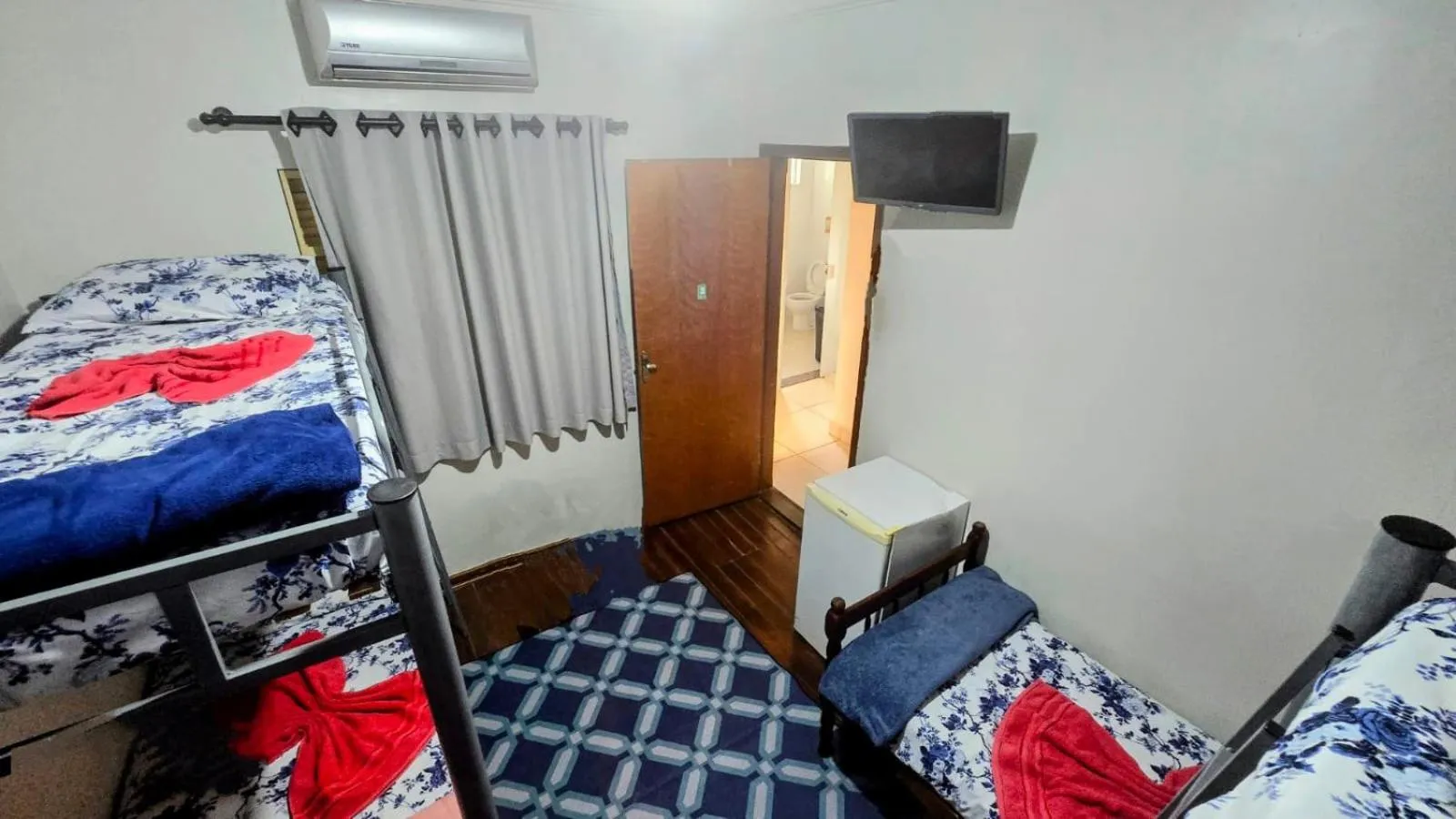 Bed in CASA HOTEL PIRACICABA